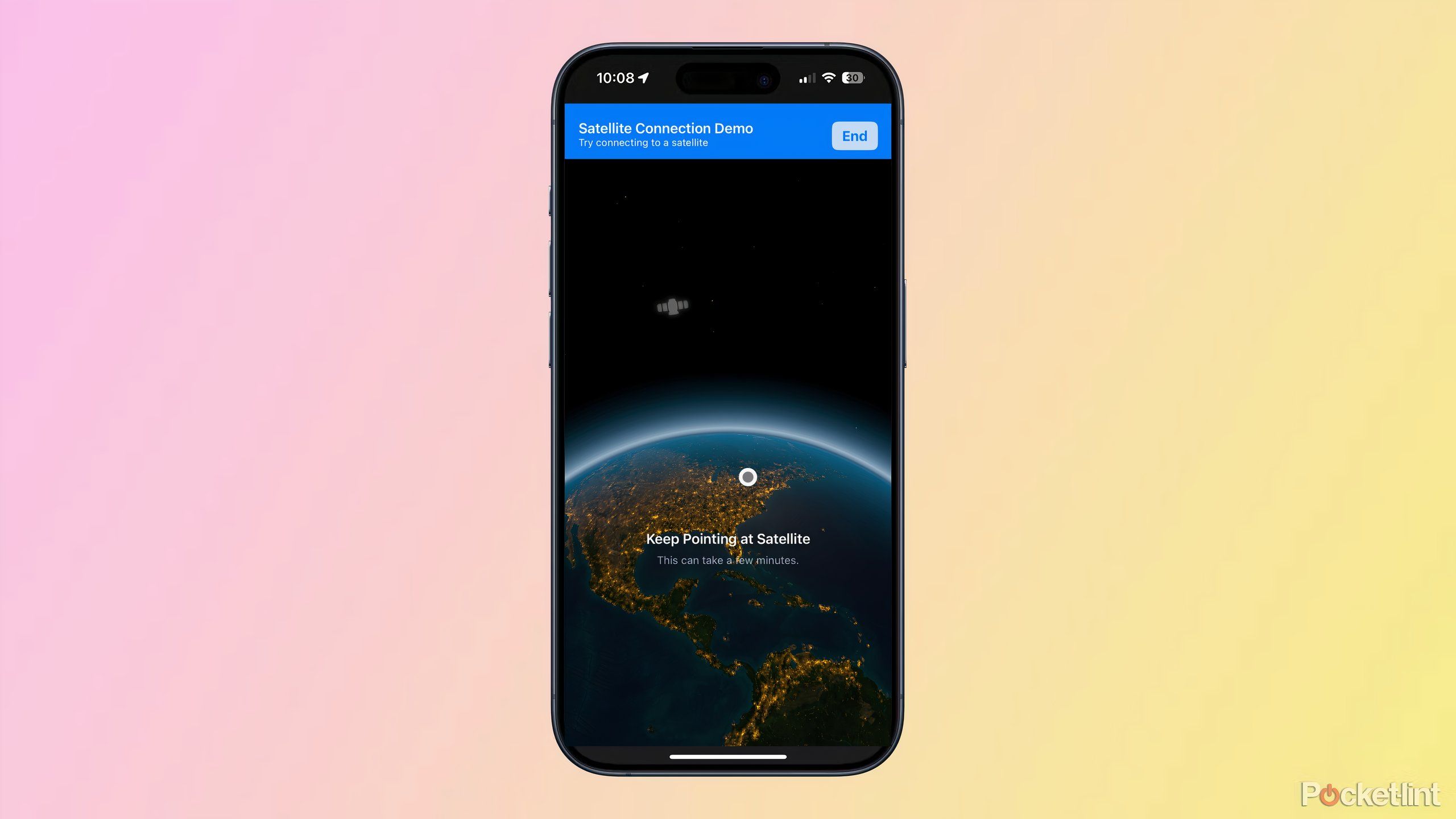 How to send messages using Messages via satellite on iPhone