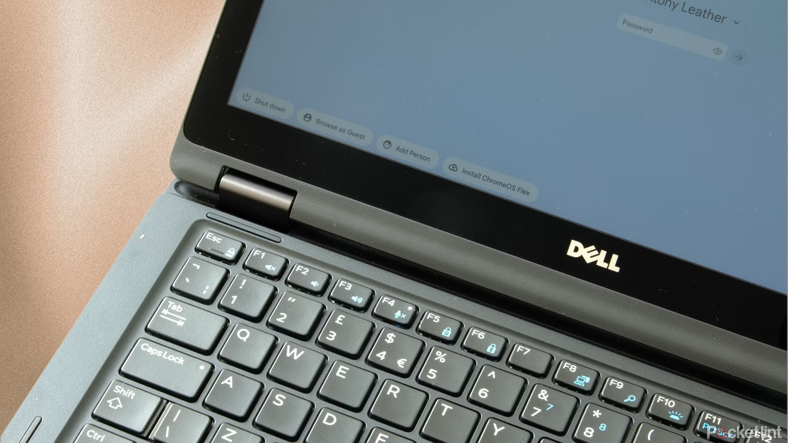 chromeOS flex main operating system on a Dell Laptop