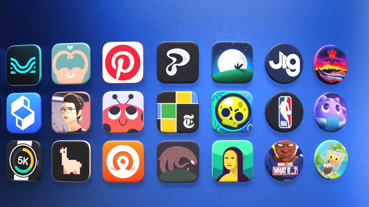 Some of the apps on the Apple App Store.