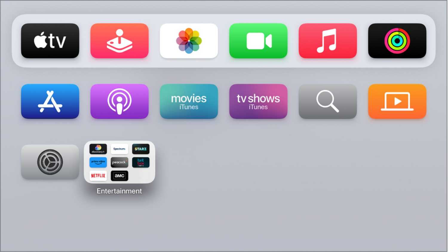 Apple TV 4K folder