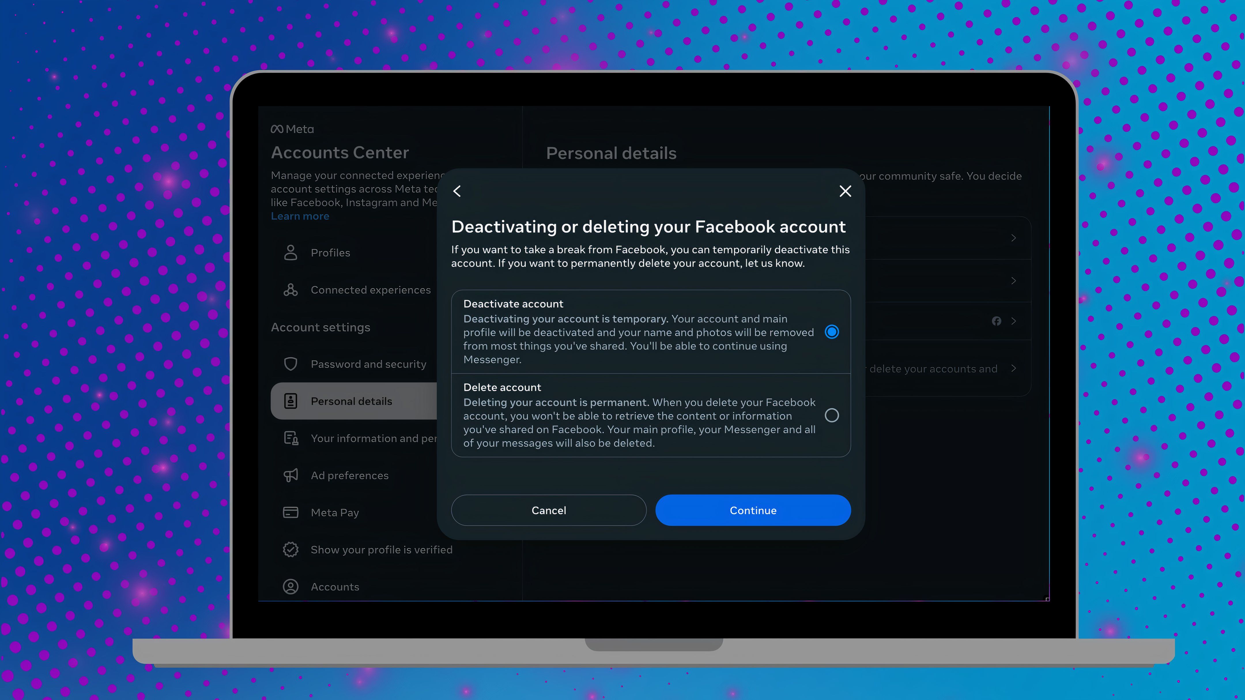 How to delete your Facebook account for good