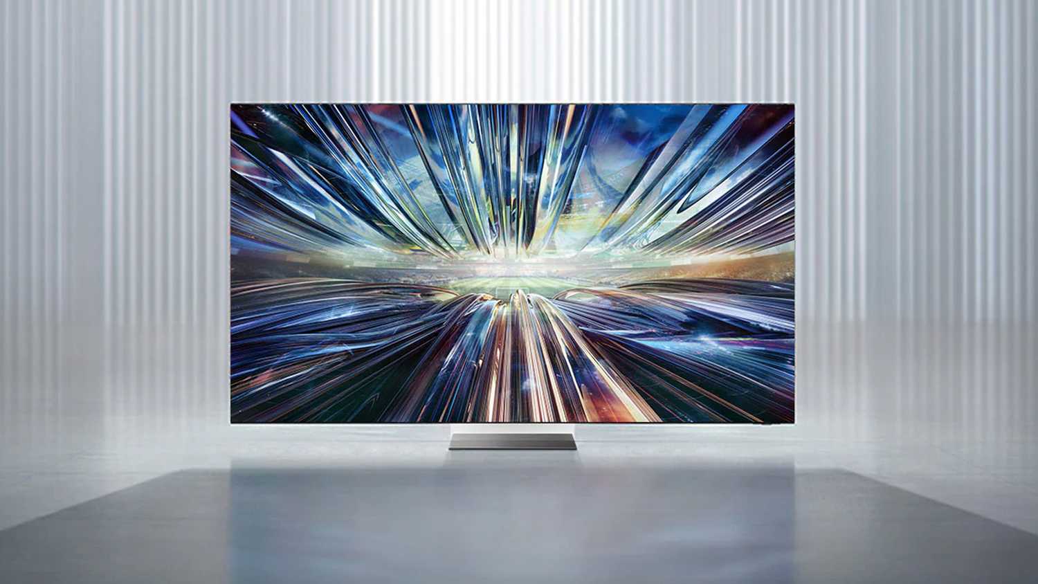 A Samsung QLED TV.