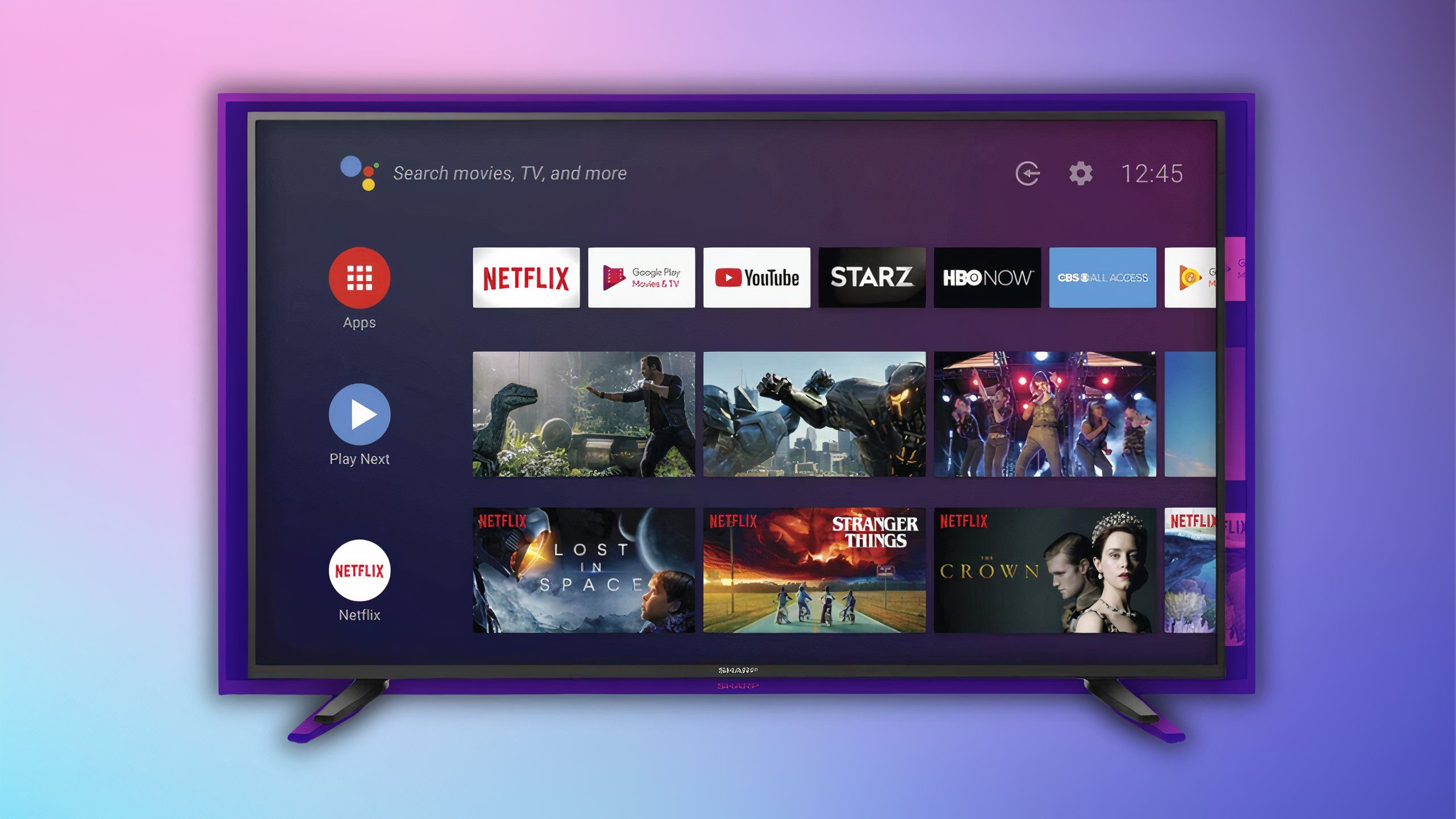 Sharp 4K Android Smart TV header