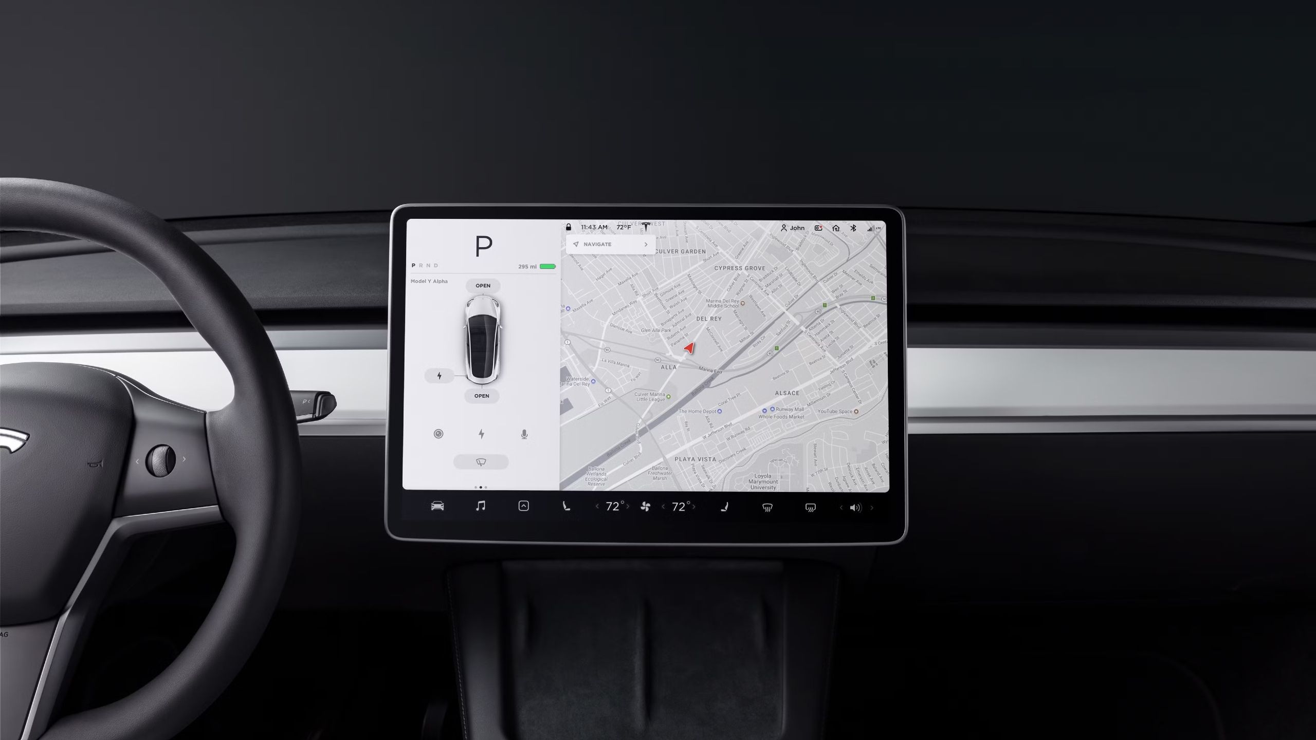 2022 tesla model y infotainment