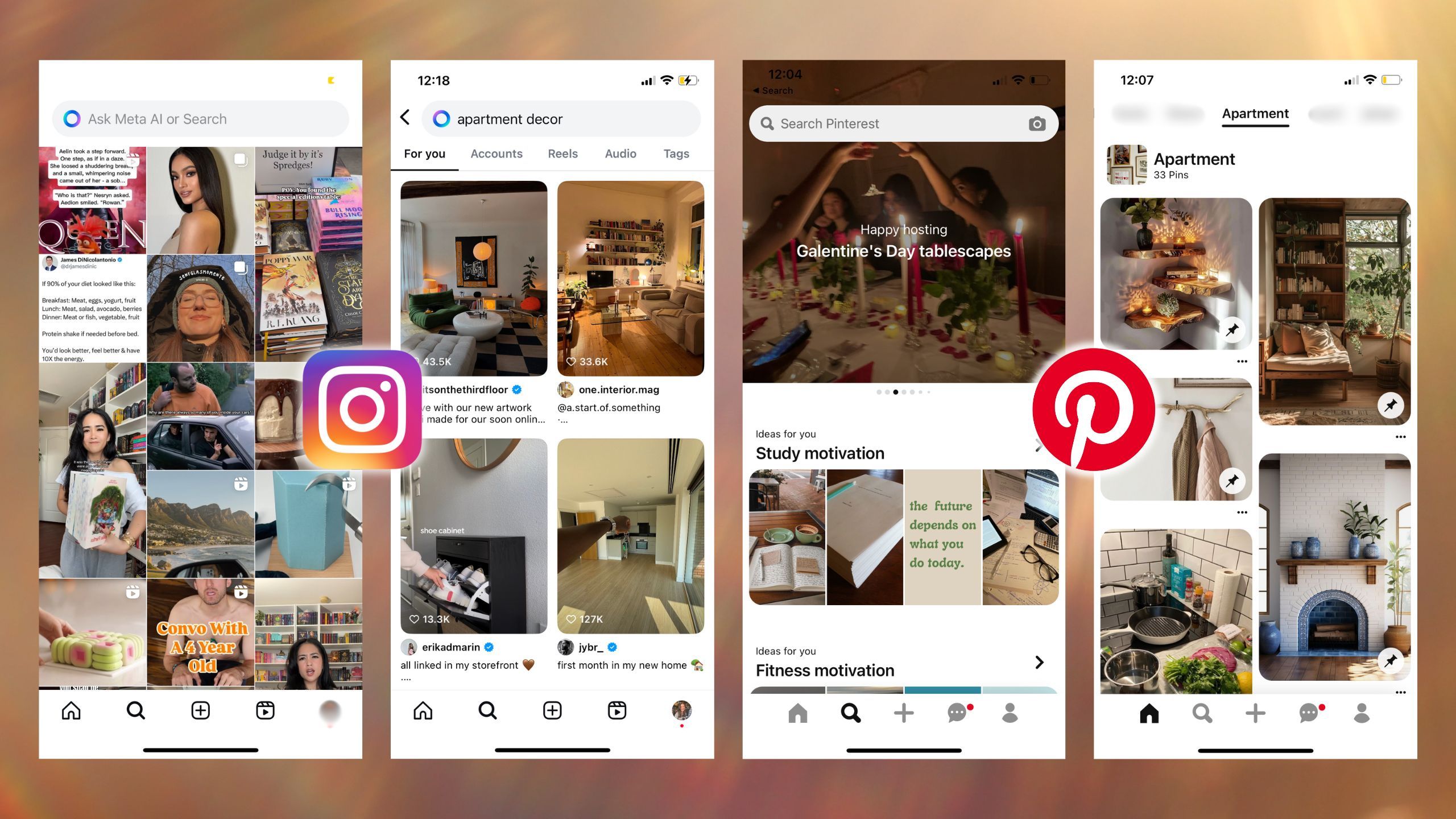 Instagram vs Pinterest: which is best for new ideas?