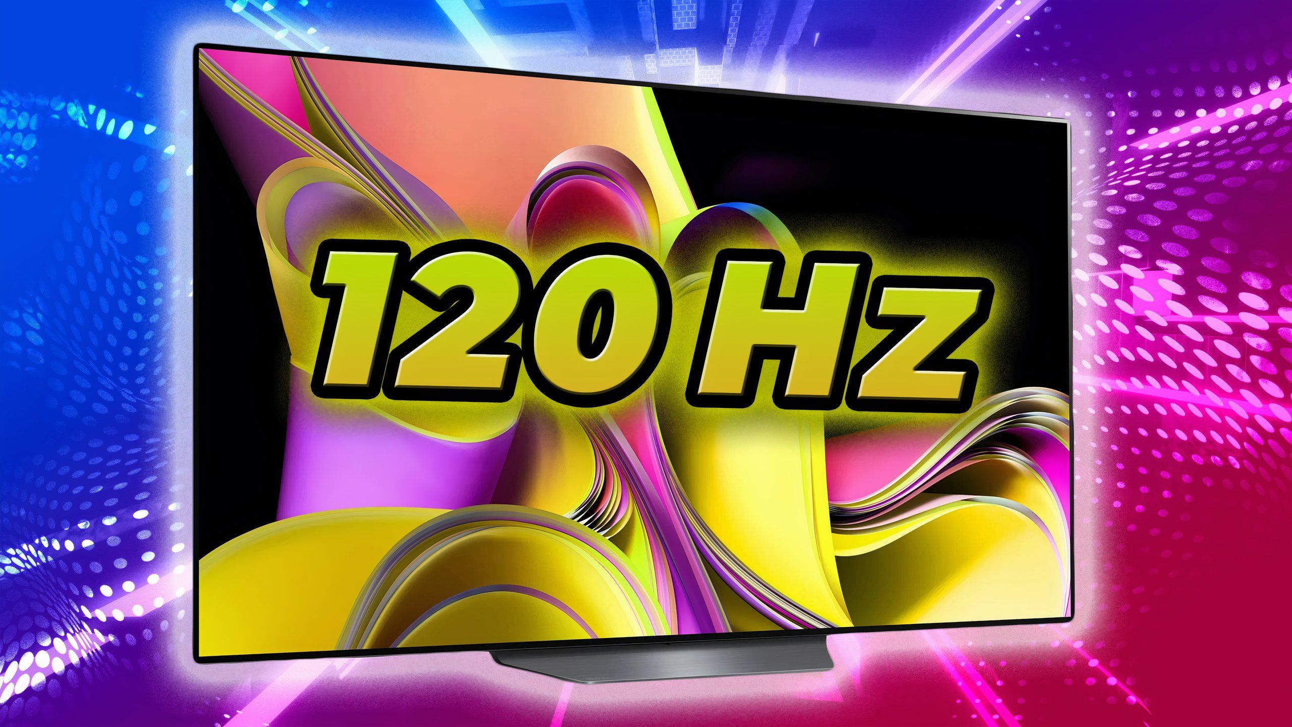 130Hz on a TV glowing. 