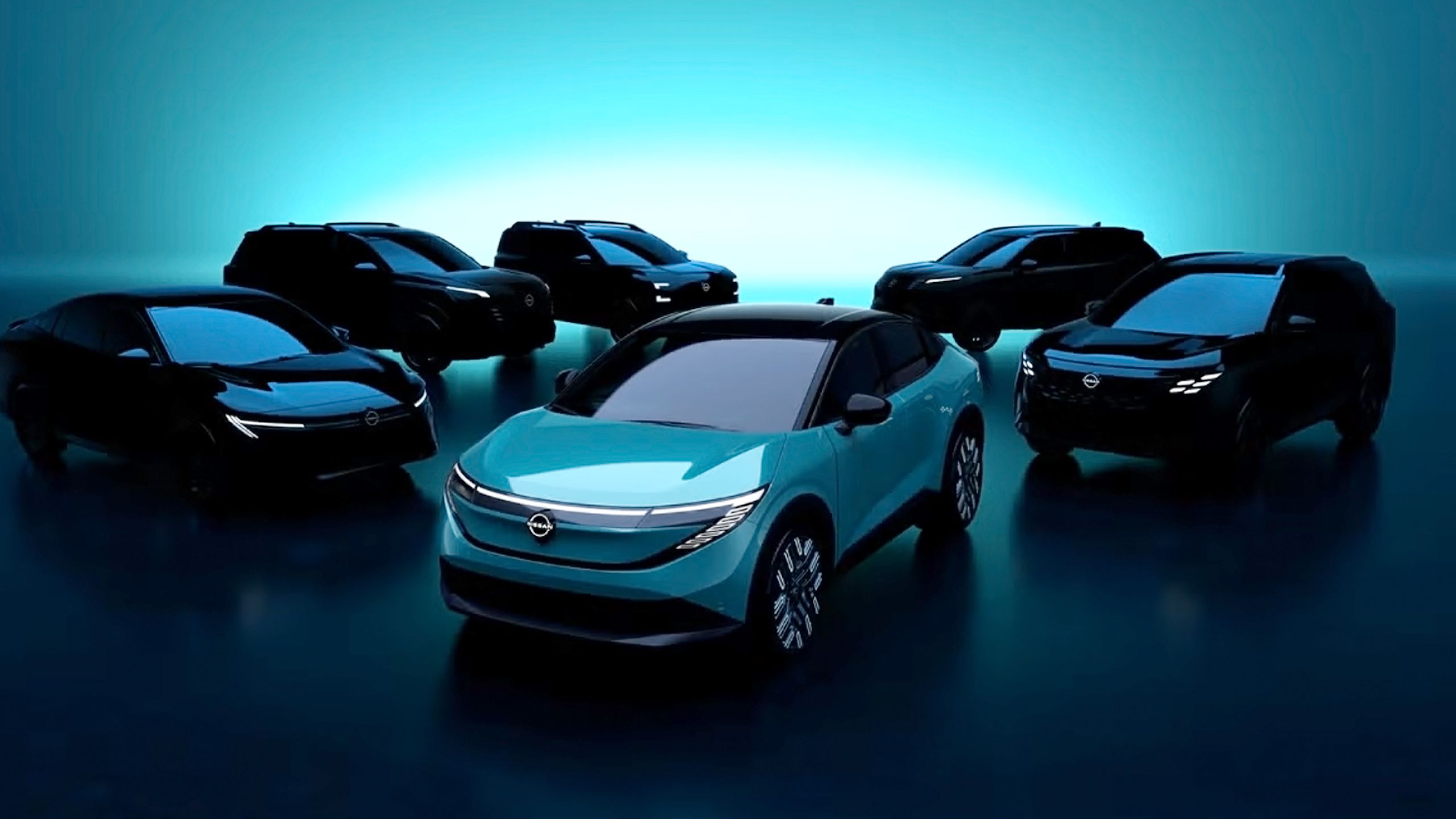 Nissan's 2026 redesigns, featuring the Leaf.