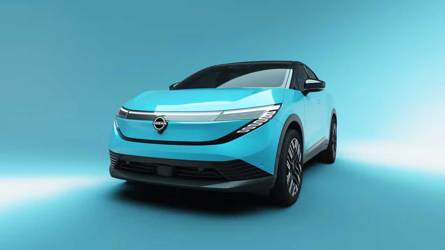 The front of the 2026 Nissan Leaf.
