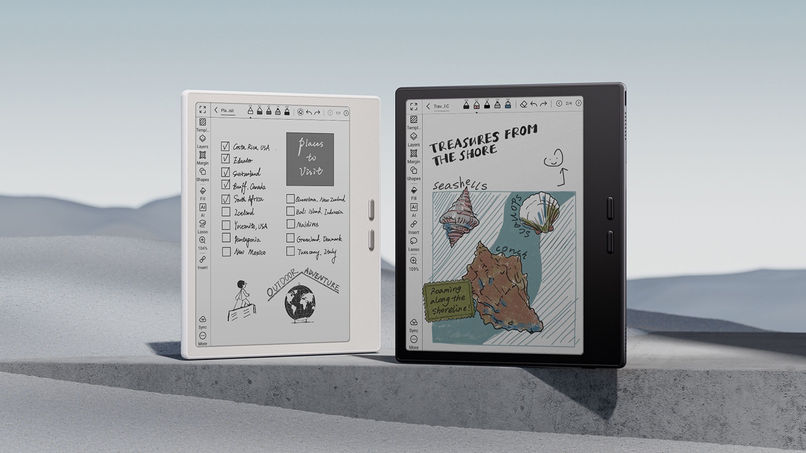 Boox Go 7 series tablets.