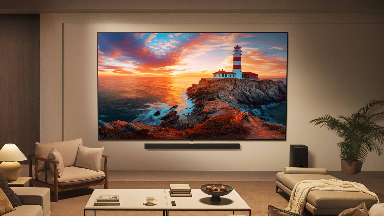 LG's new 2025 QNED evo premium LCD TV.