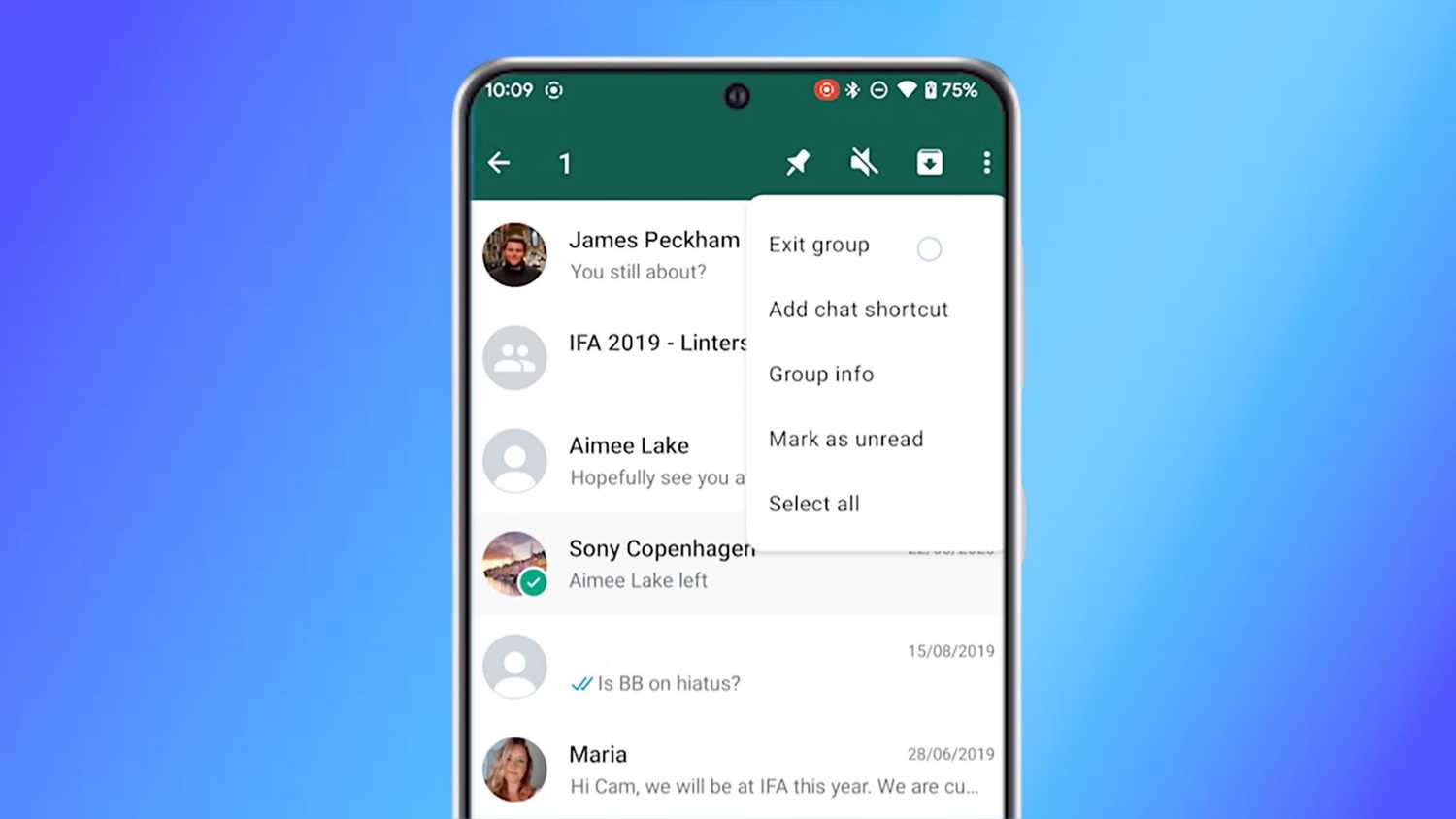 How to leave WhatsApp Group. 