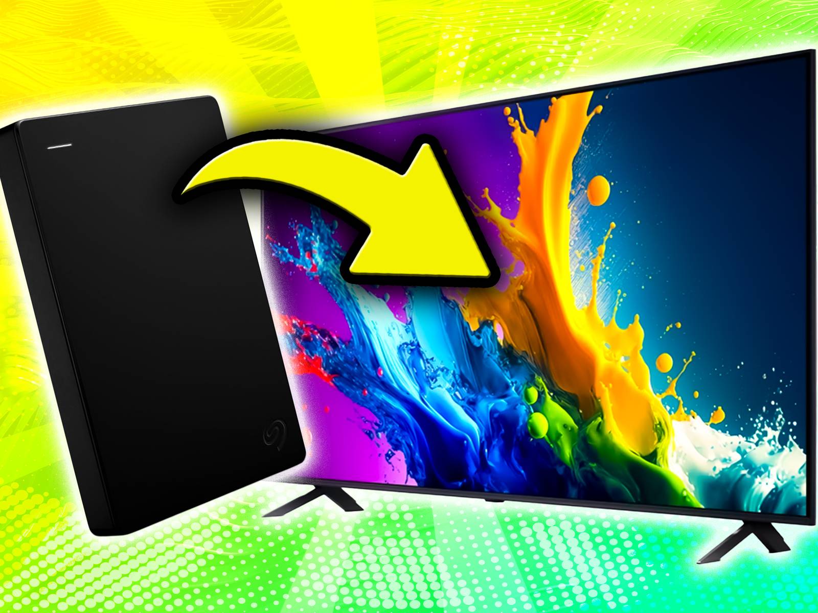 reasons I connected an external hard drive to my TV