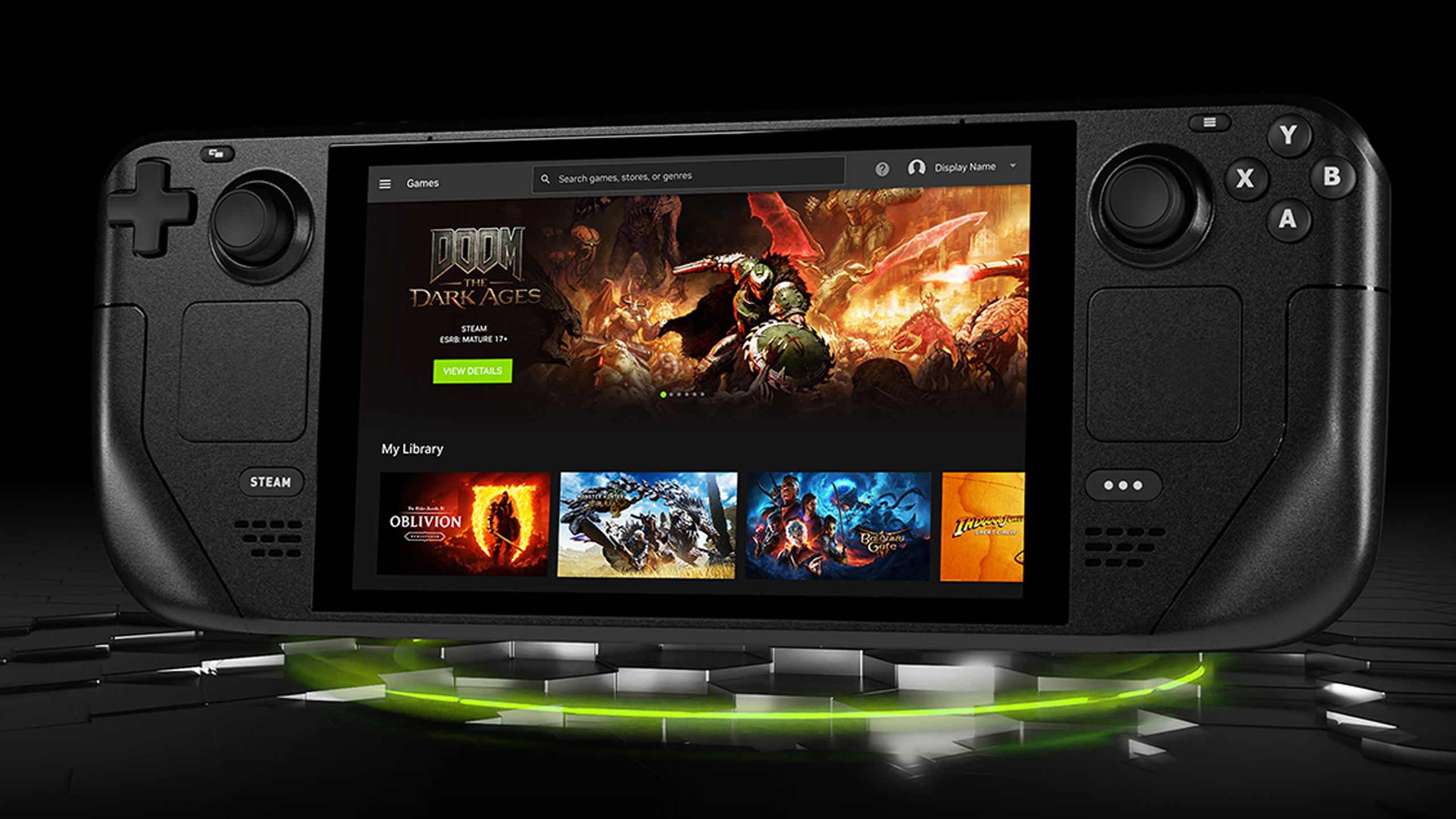 Nvidia GeForce Now on Steam Deck.