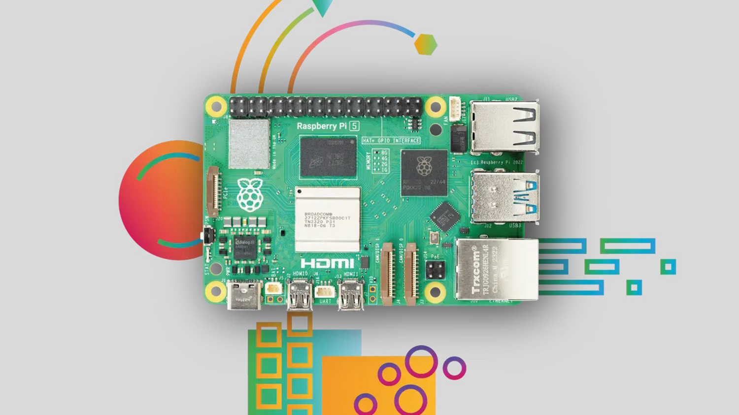 A Raspberry Pi 5.