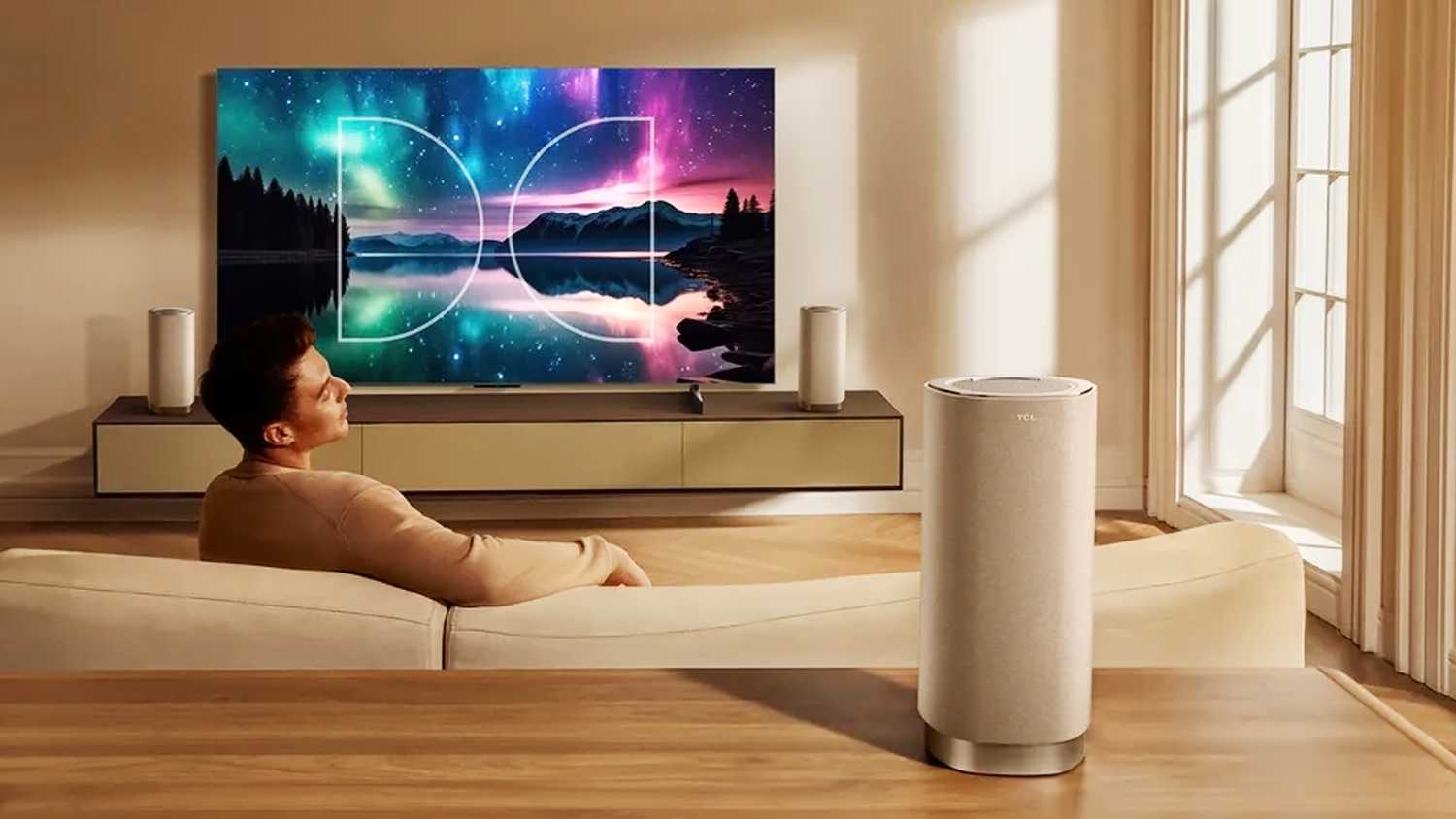 TCL Z100 speakers in a Dolby Atmos FlexConnect setup.