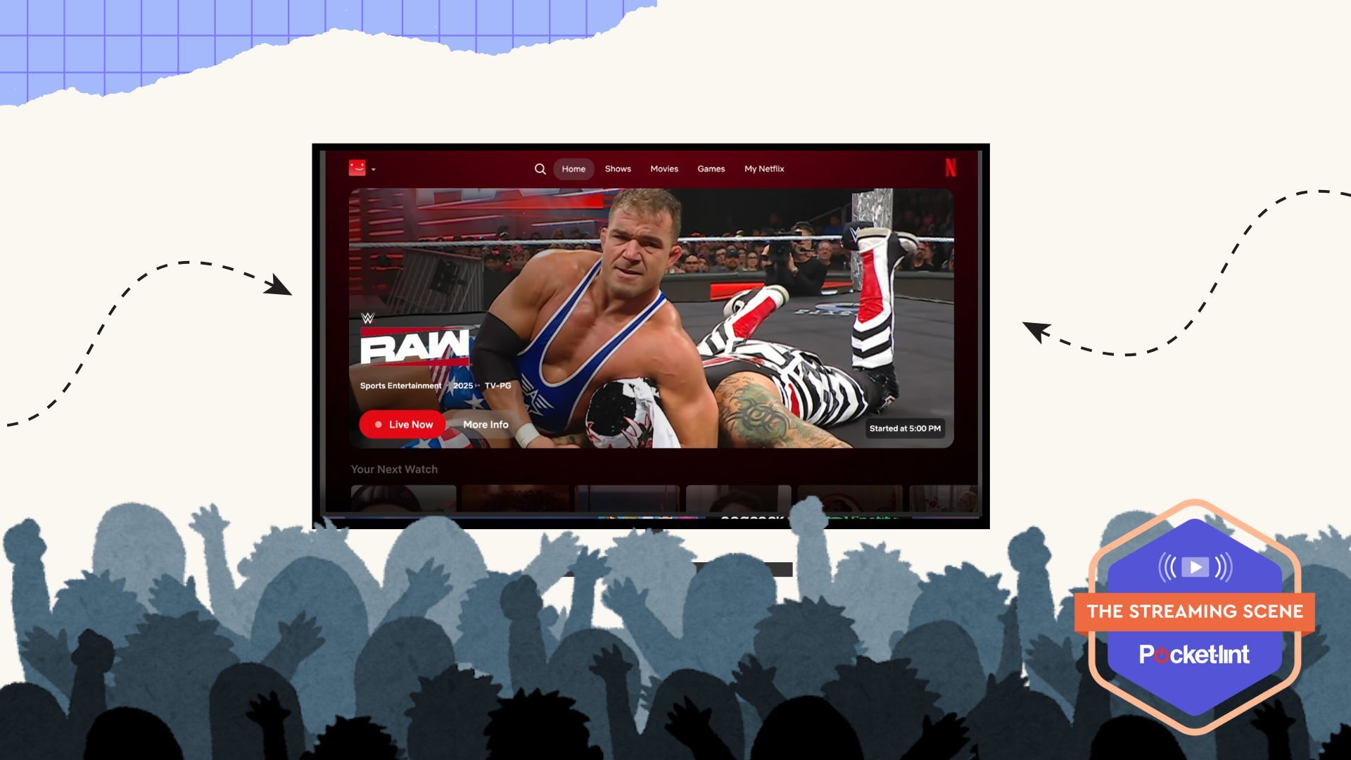 Image of WWE RAw on Netflix