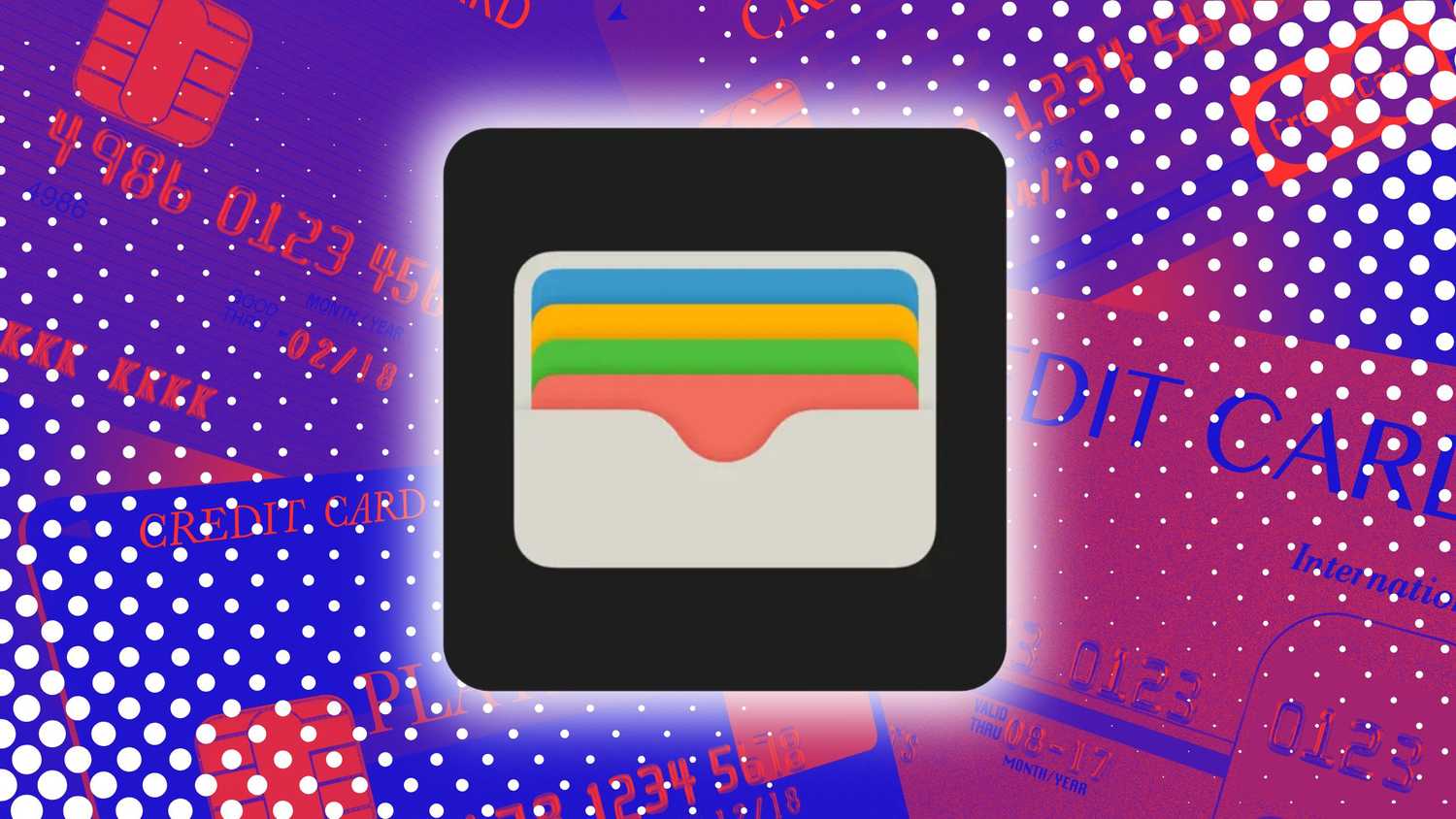 An Apple Wallet app icon. 