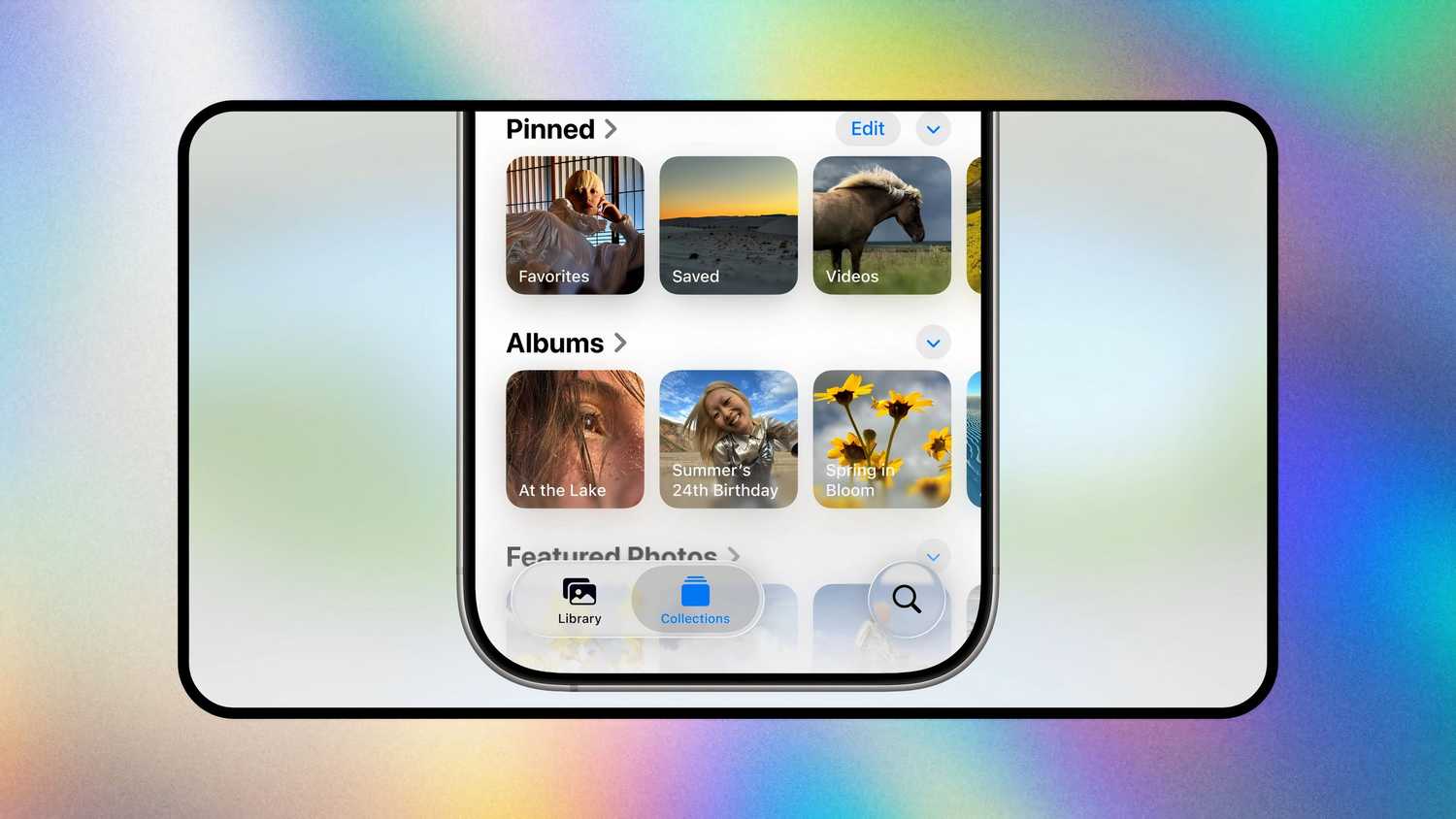 Apple iOS 26 Photos app