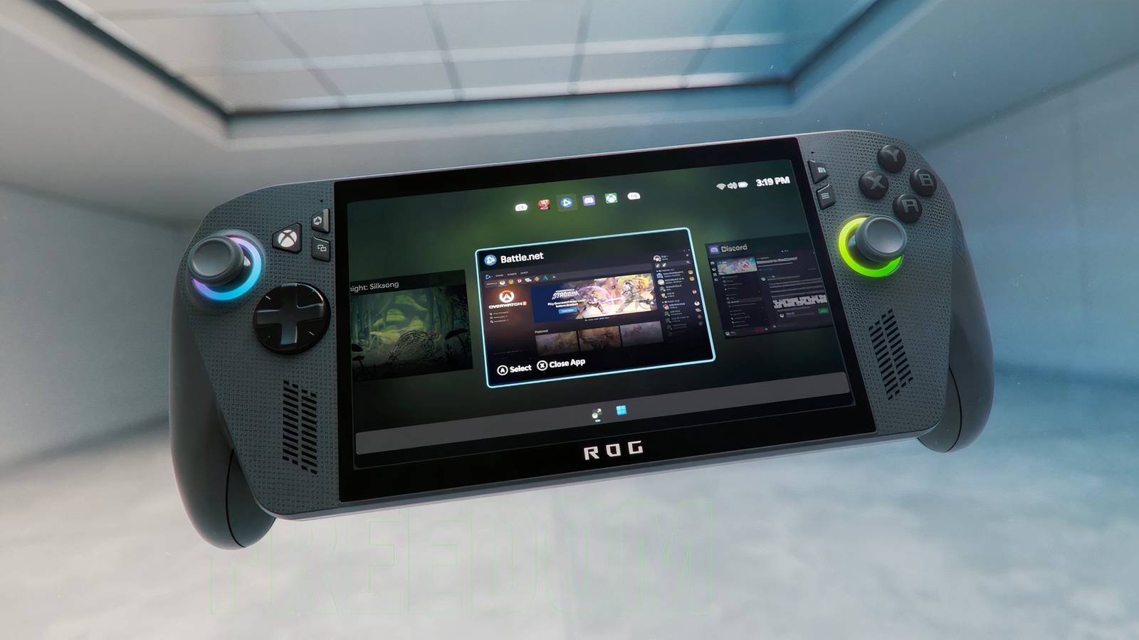 Floating Menu Rog My excitement for the Xbox handheld just died
