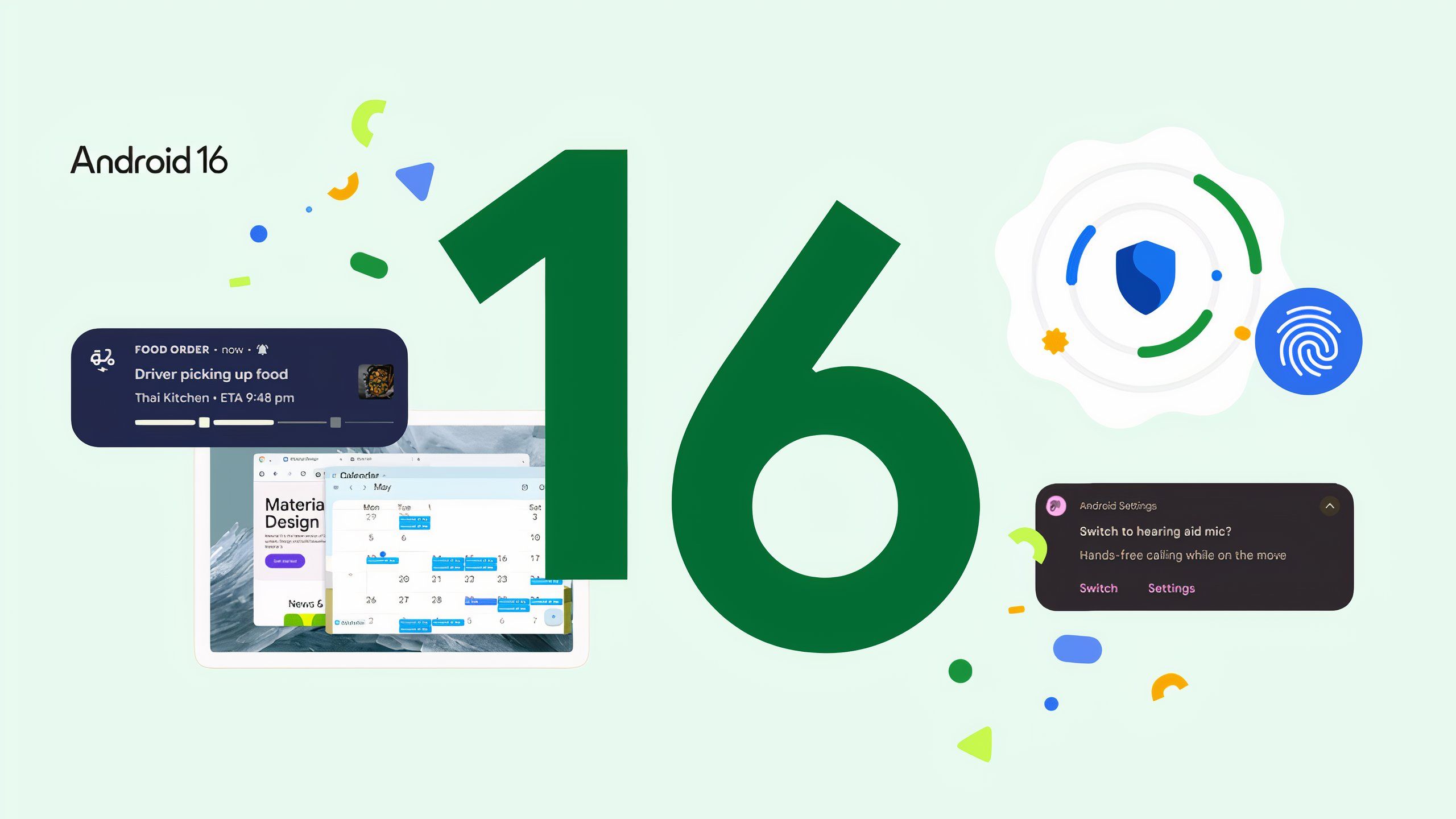 Google Android 16 banner