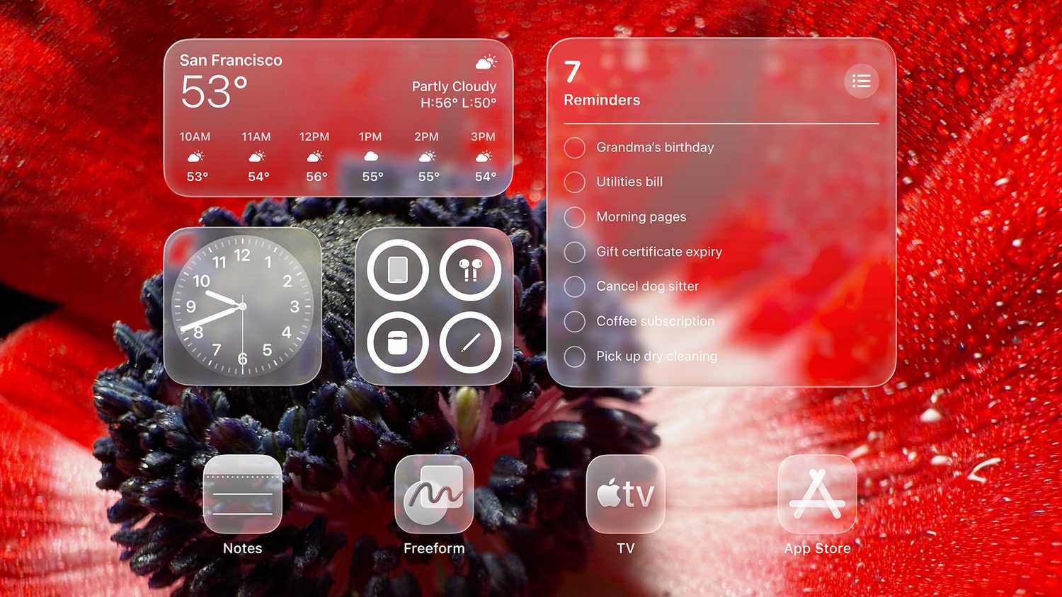 Apple's Liquid Glass aesthetic in iPadOS 26.