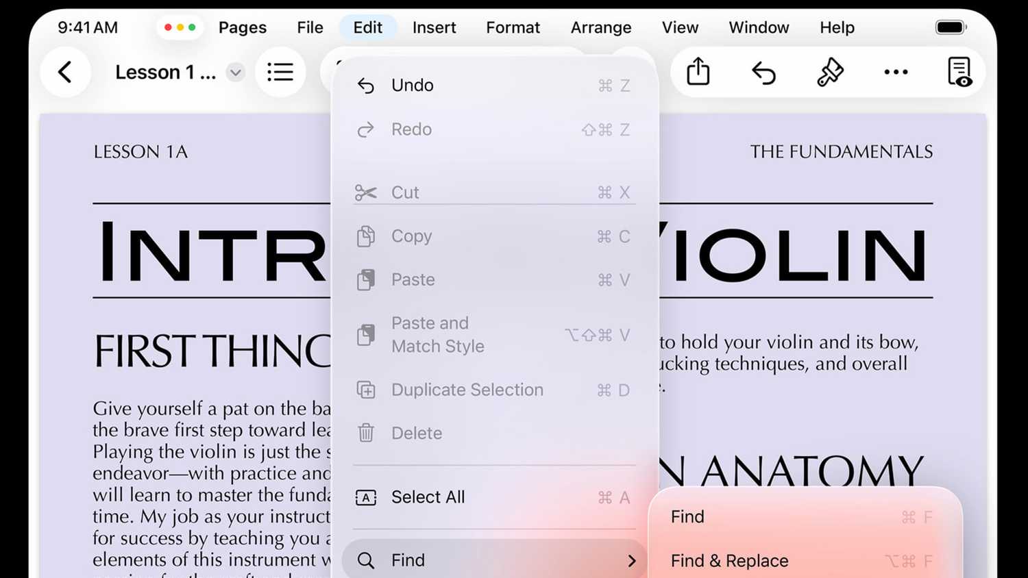 The Menu Bar in iPadOS 26.
