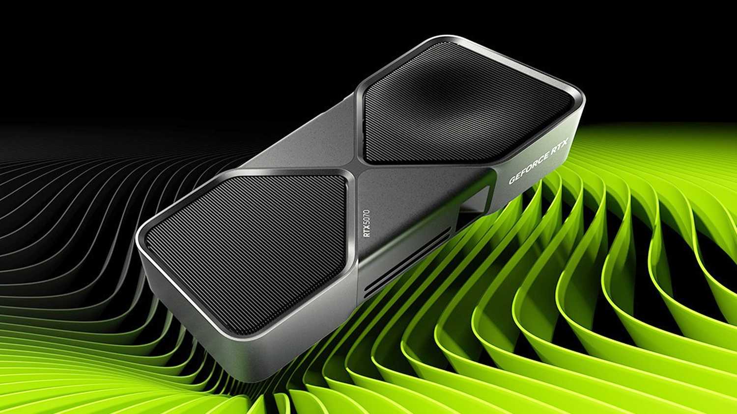 Nvidia's GeForce RTX 5070 GPU.