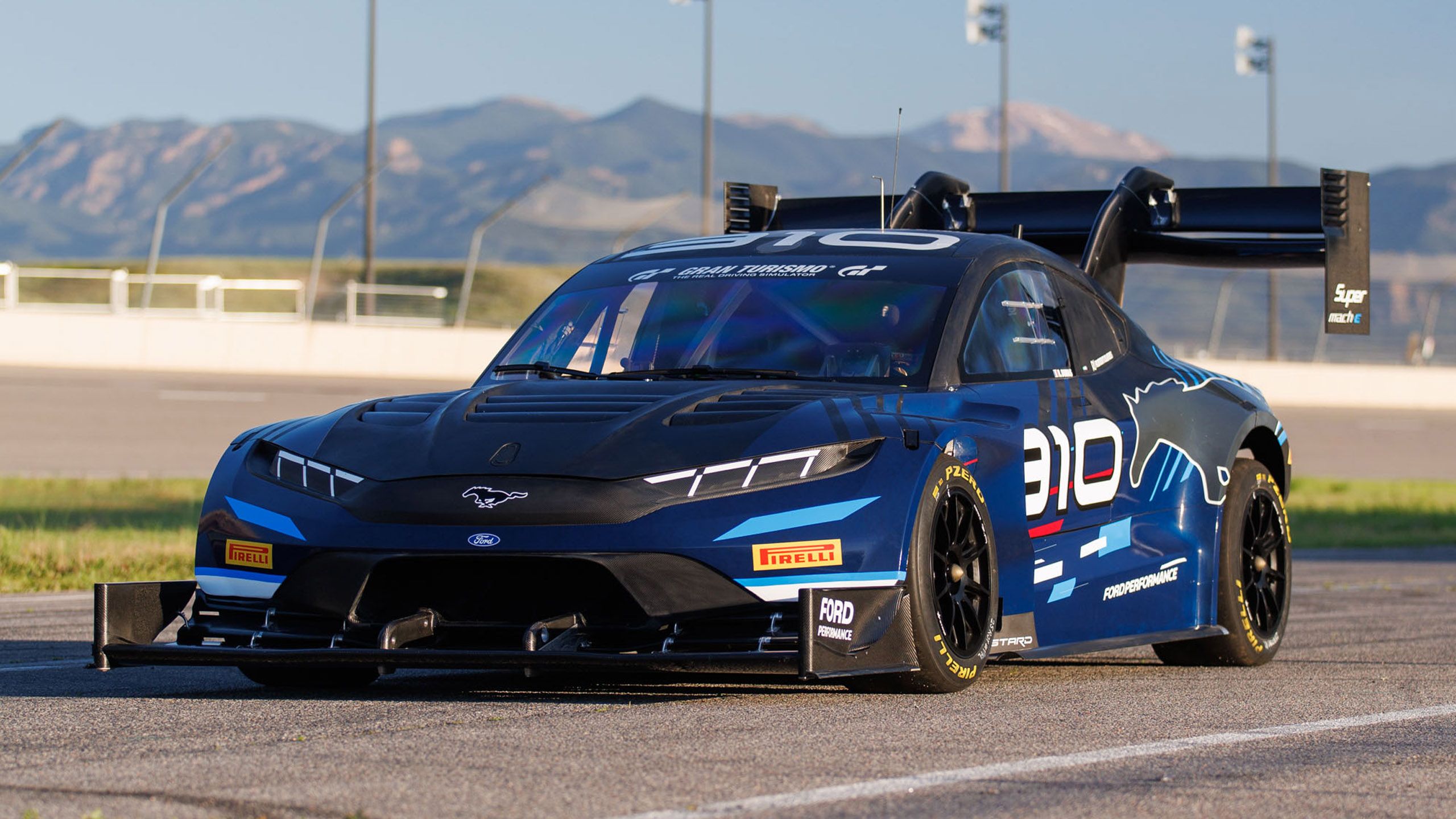 Super Mustang three quarters front