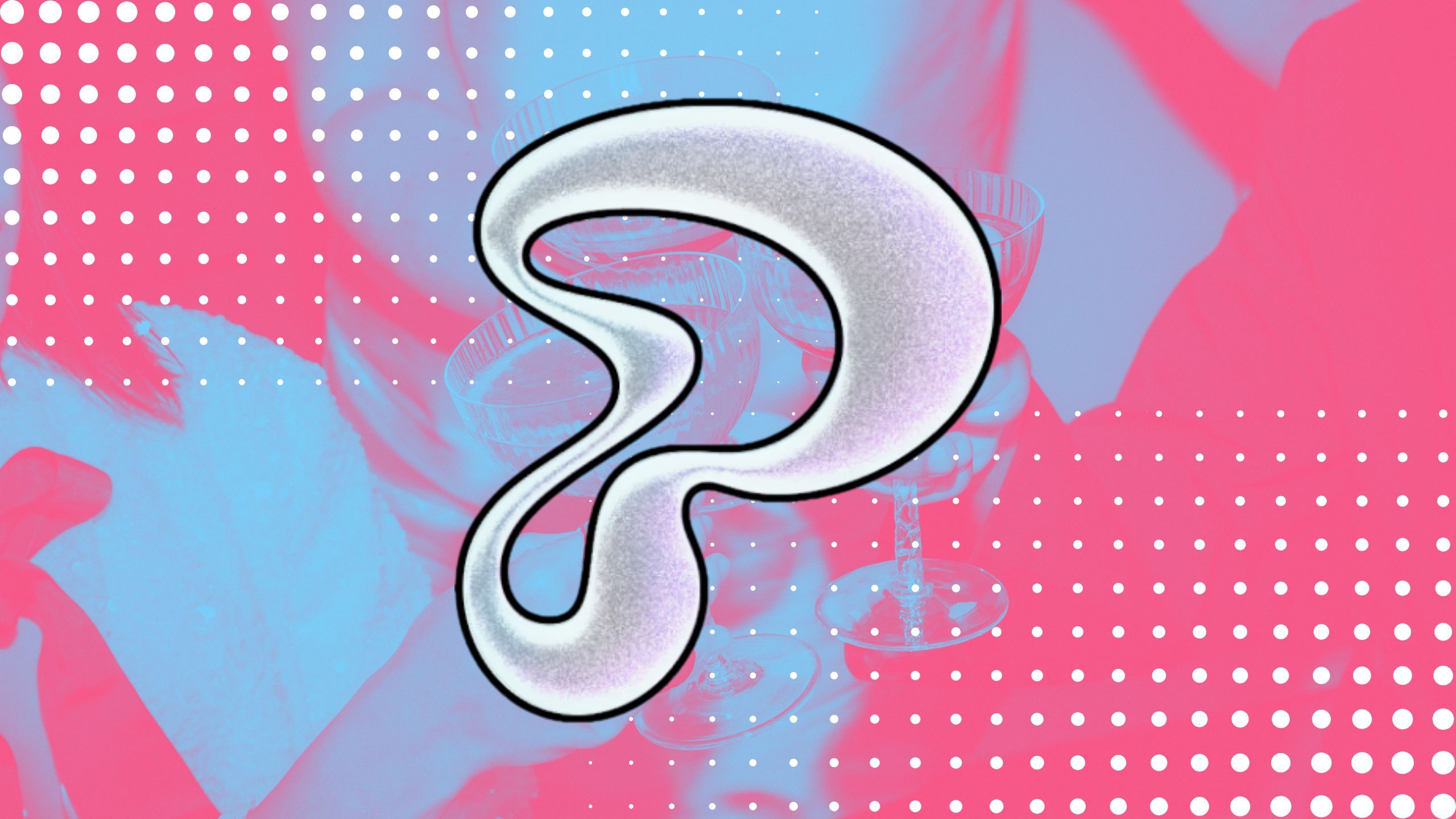 Drinks and a P over them. 