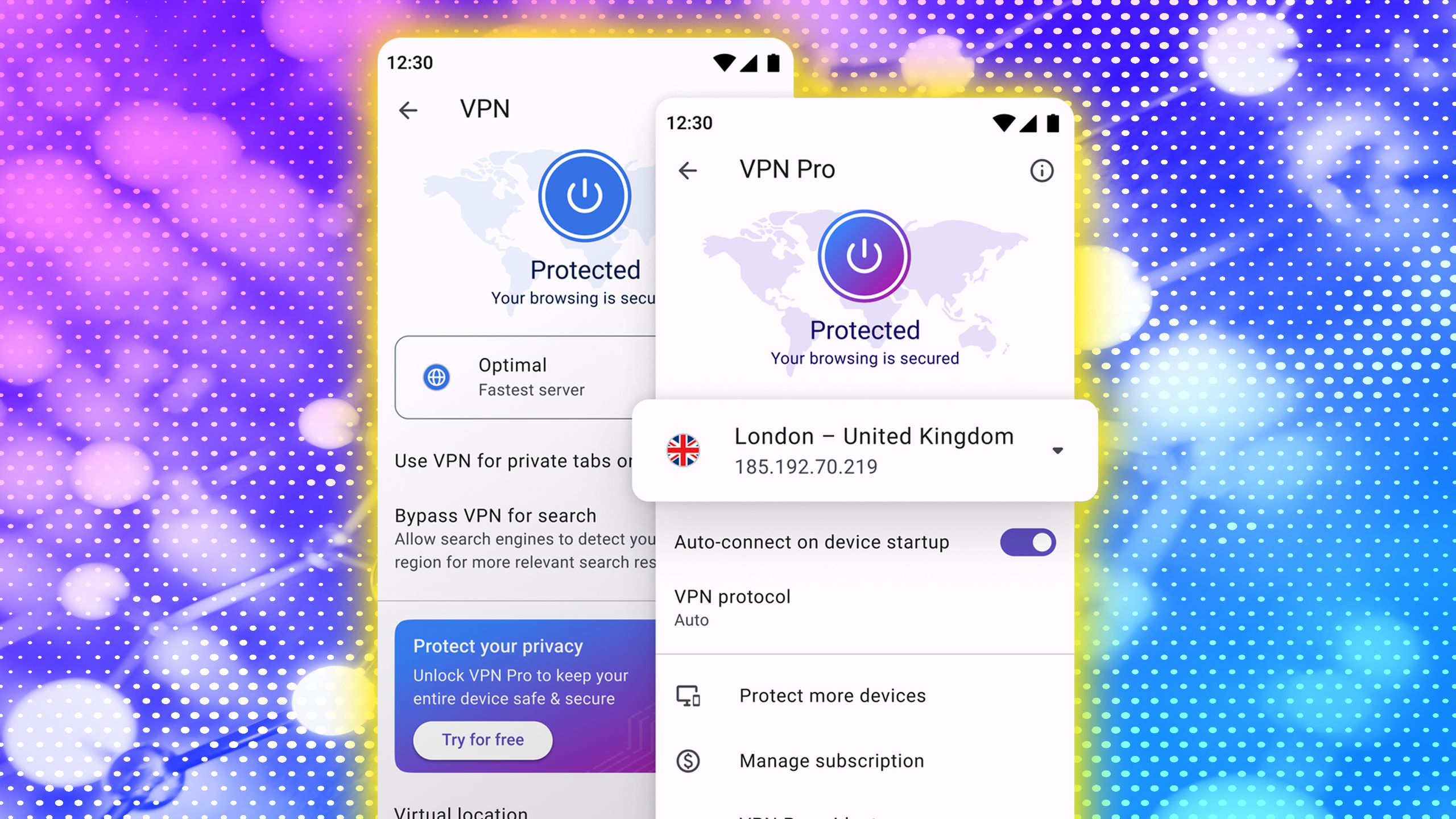 VPN Pro on Opera. 