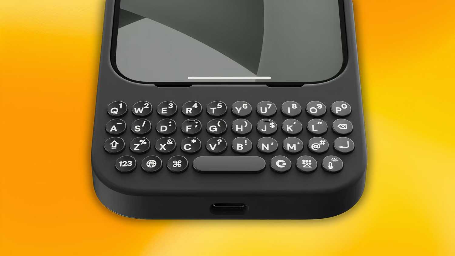 The Clicks Keyboard for iPhone.