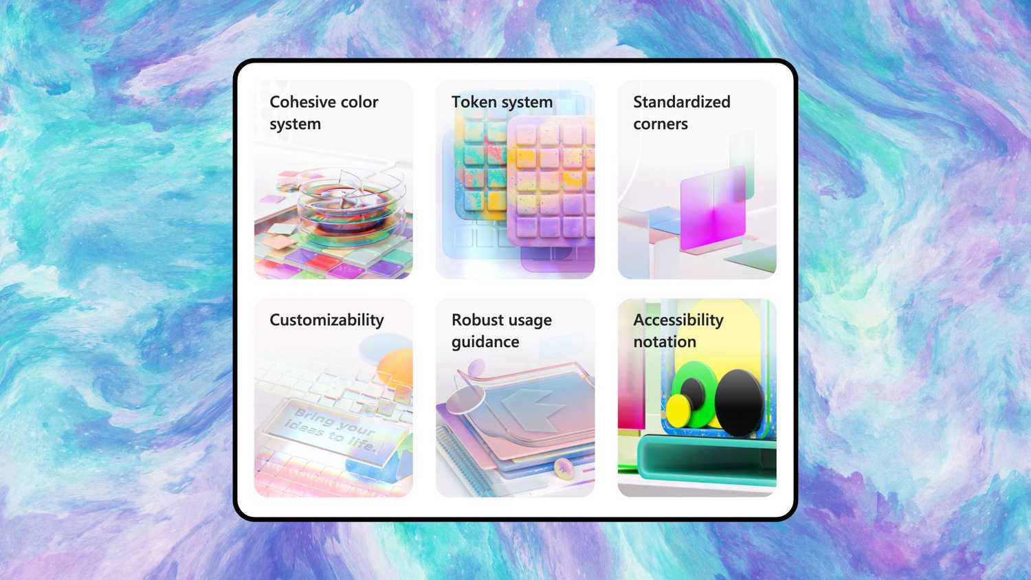 Microsoft Fluent 2 design system infographic