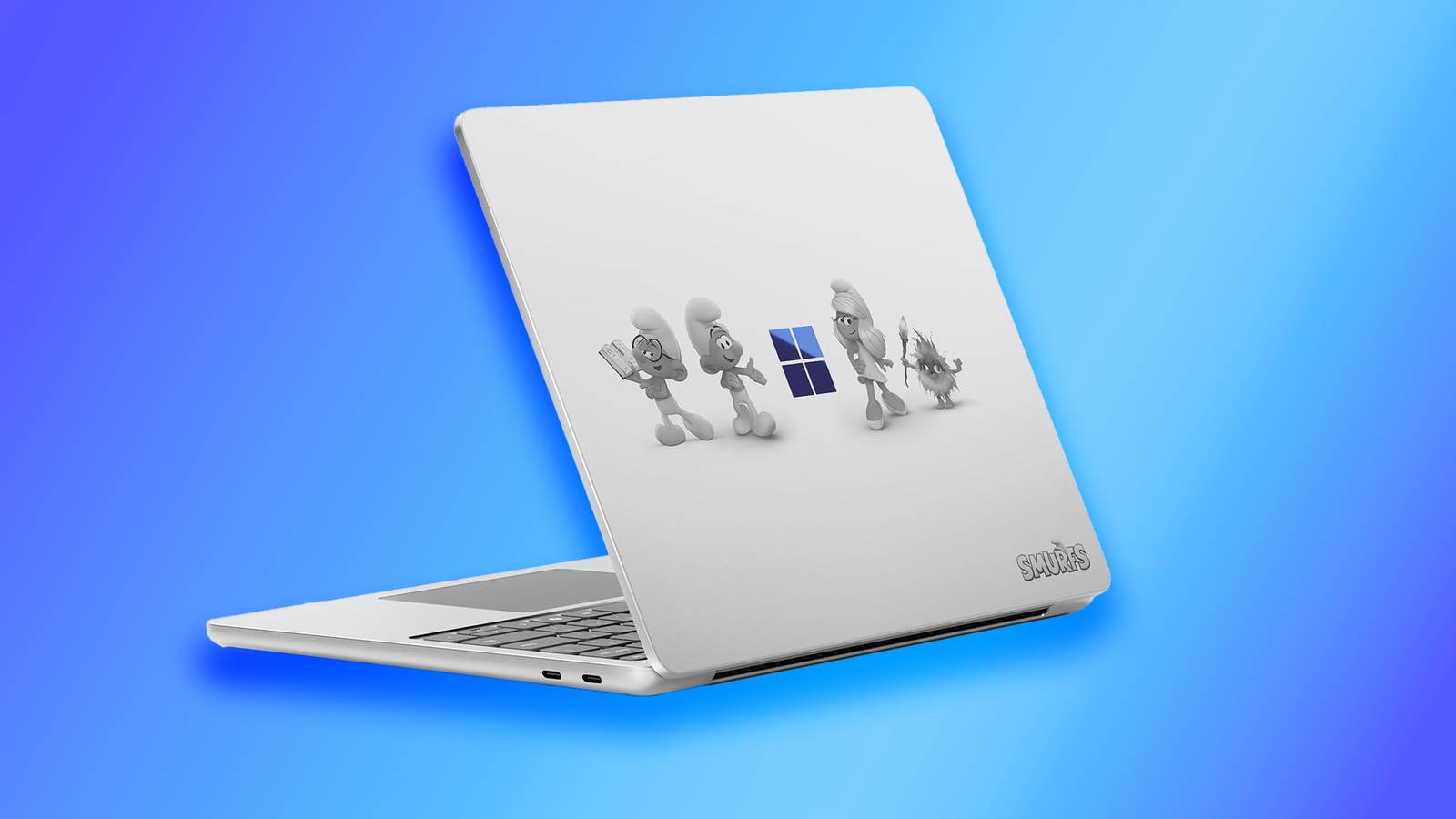 Microsoft’s 'Smurface Edition' laptop is real, but it's not very blue