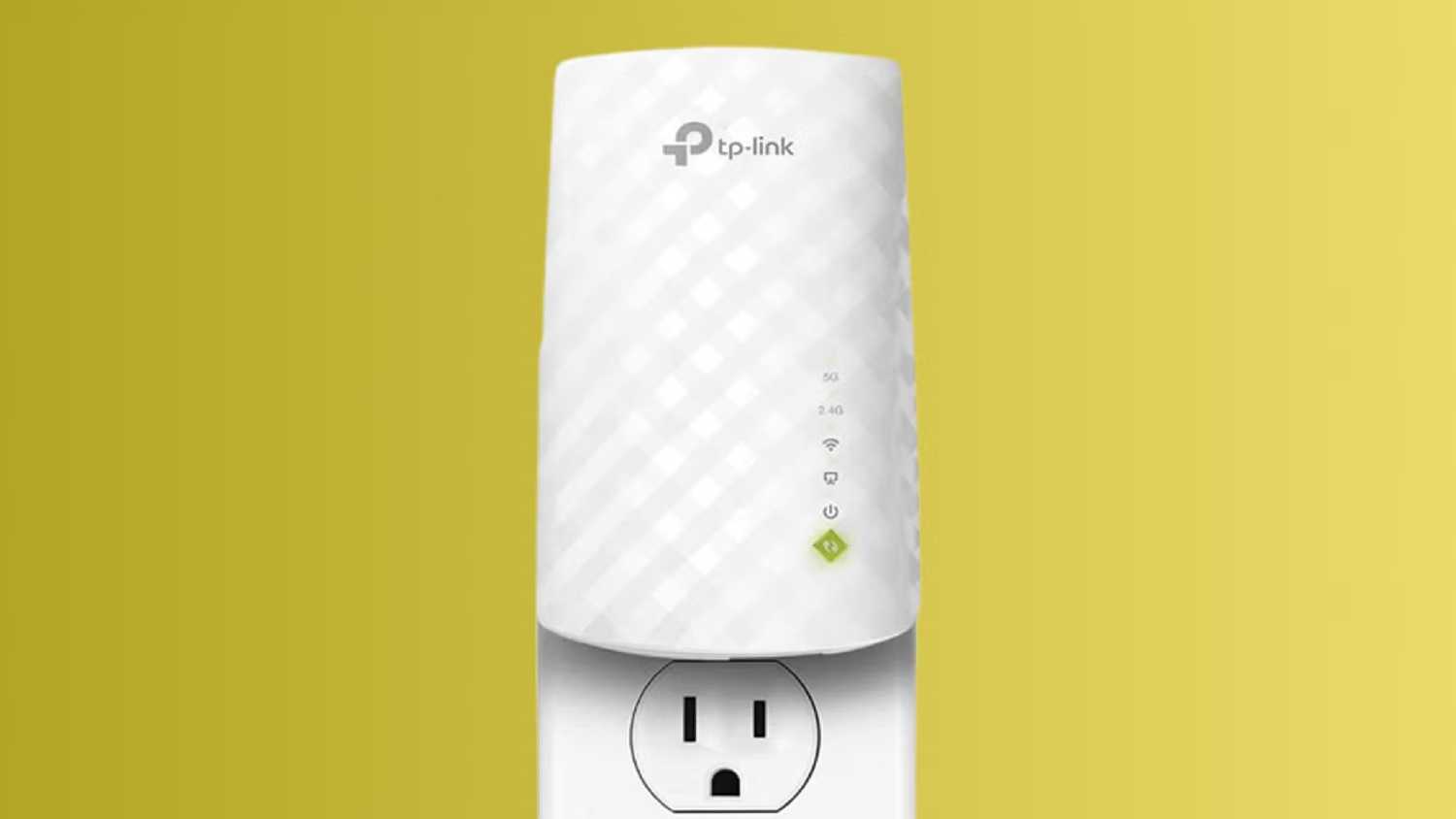 A TP-Link Wi-Fi extender with Ethernet.