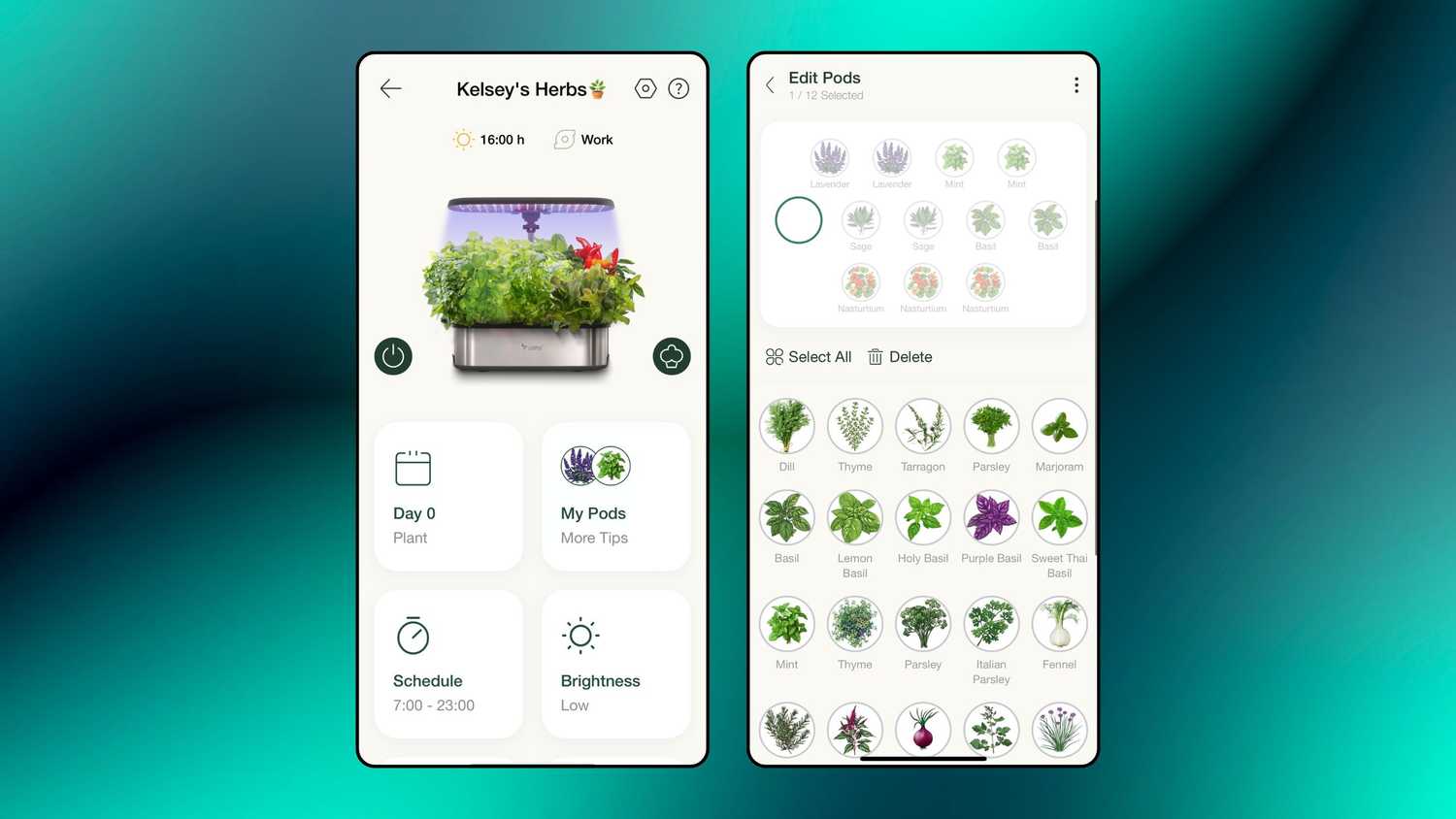 LetPot app screenshots.