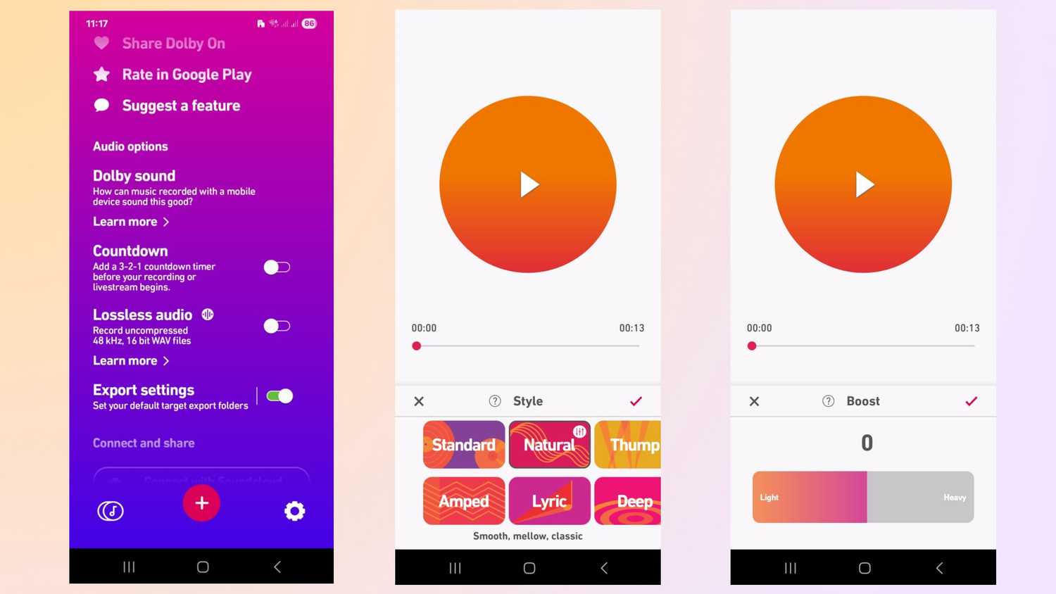 Dolby On screenshots. 