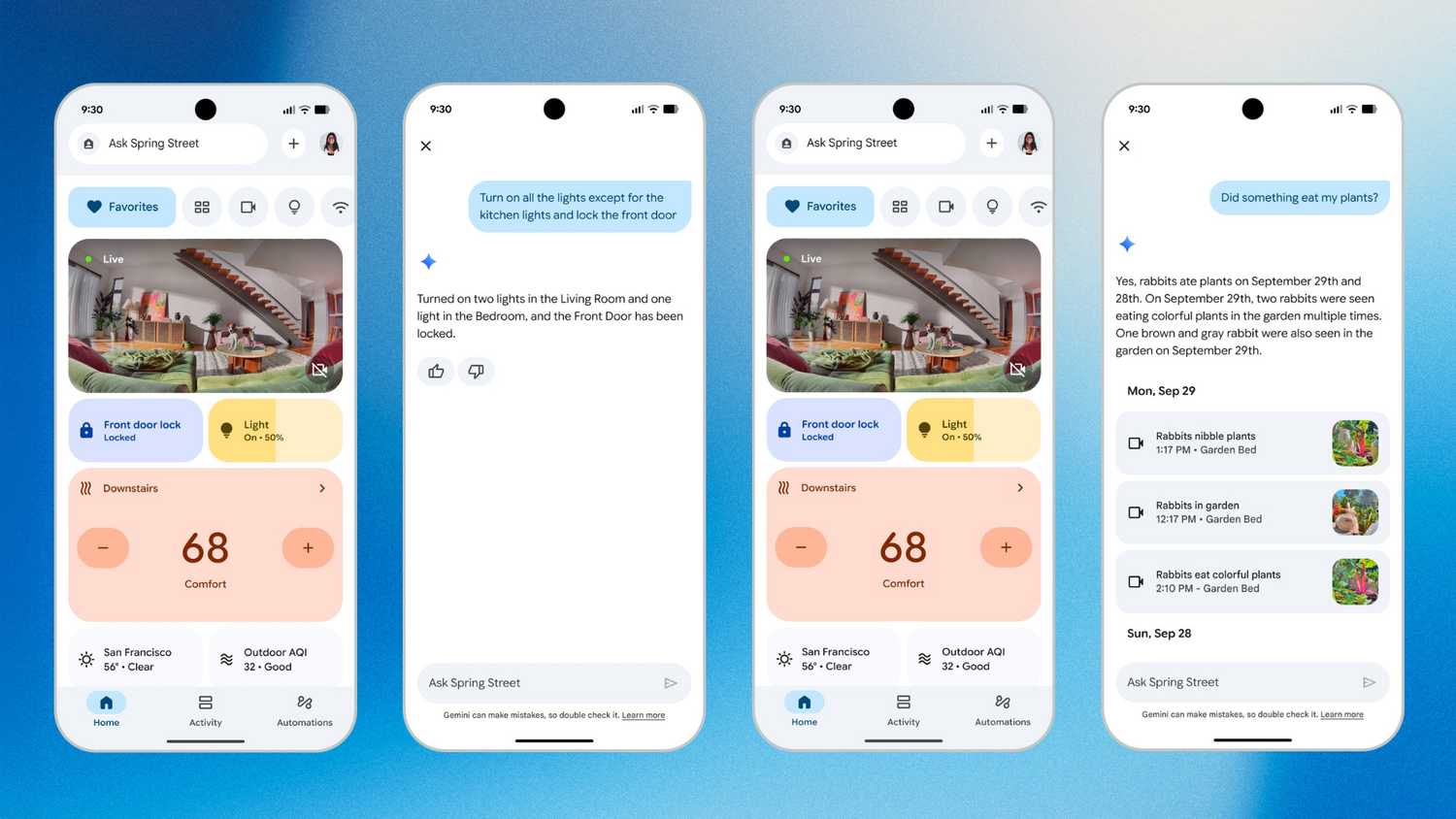Google Home app update