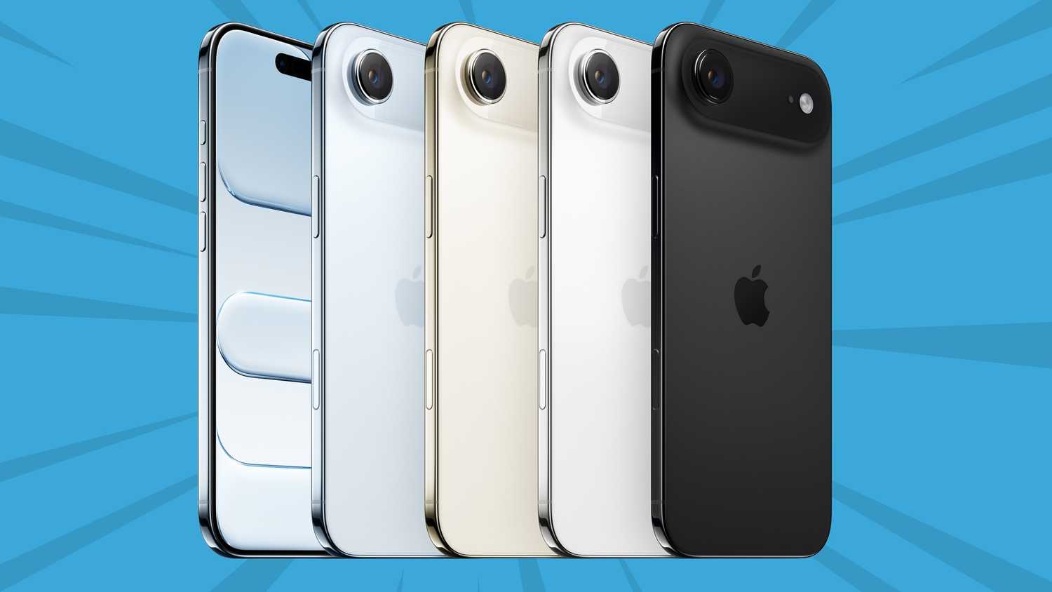 Apple's iPhone Air in various colors