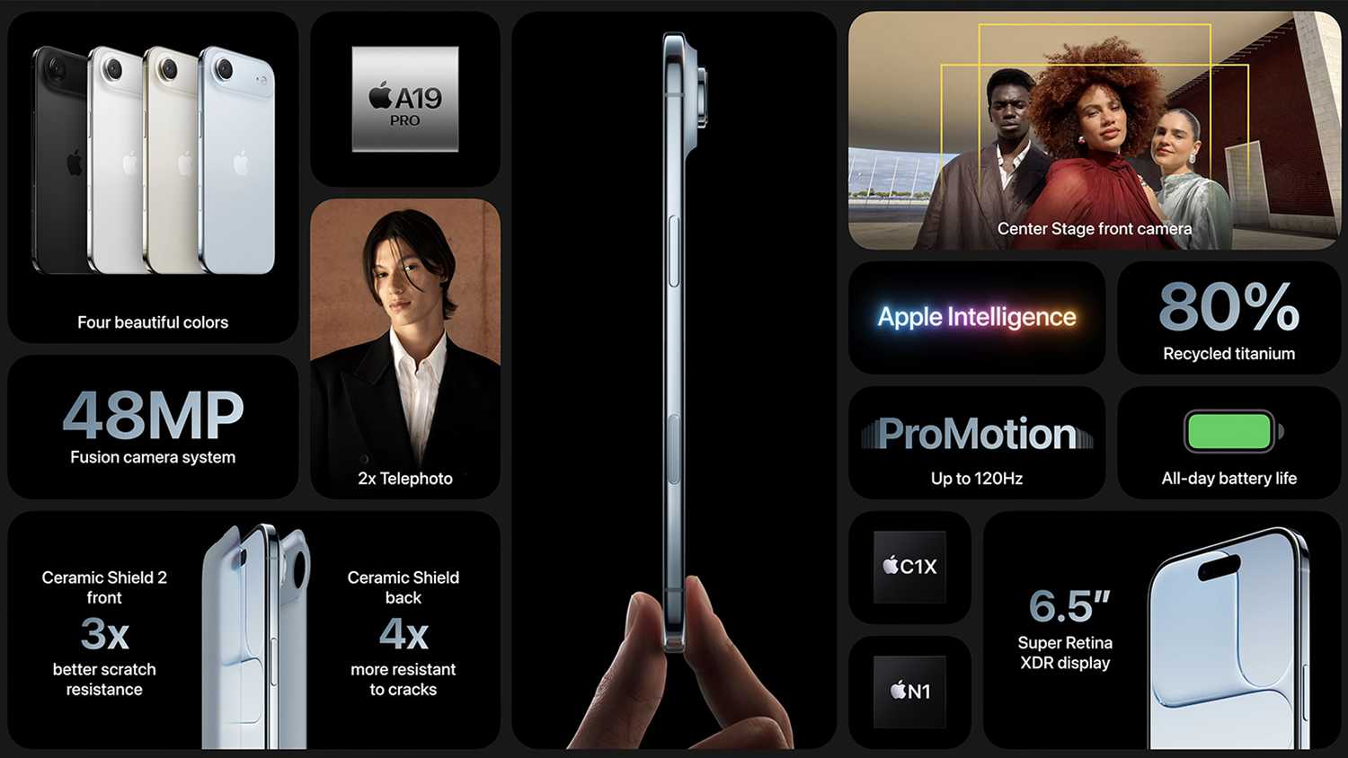 iPhone Air highlights.