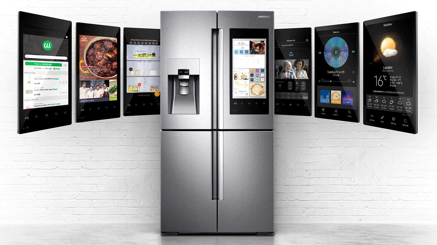 Samsung Family Hub refrigerator.