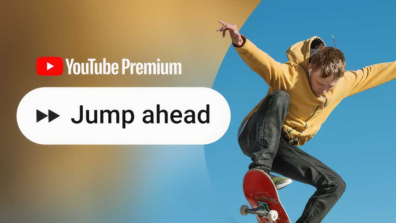 YouTube Premium jump ahead feature promotional image
