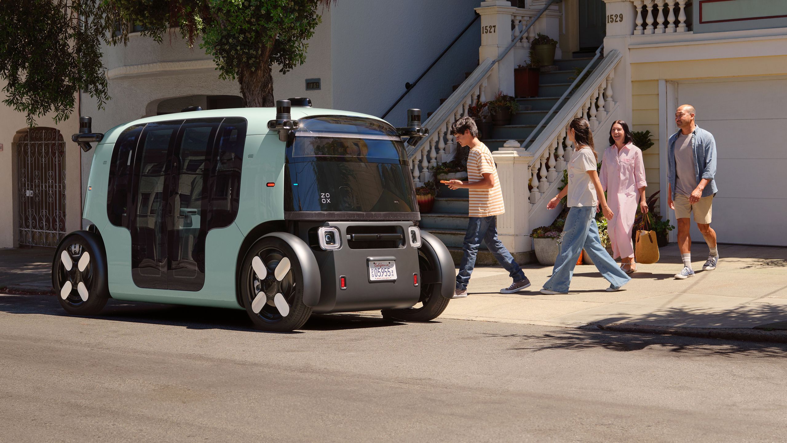 A Zoox in San Francisco.