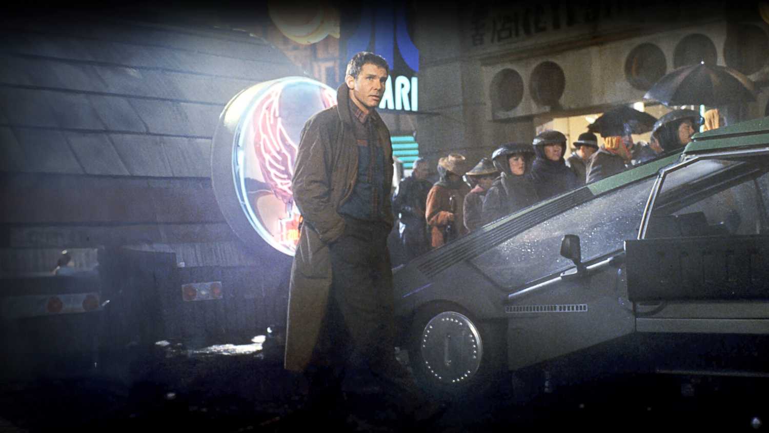 Harrison Ford in Blade Runner.