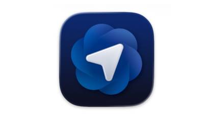 A rounded square app icon with a cursor and ChatGPT logo inside of it.