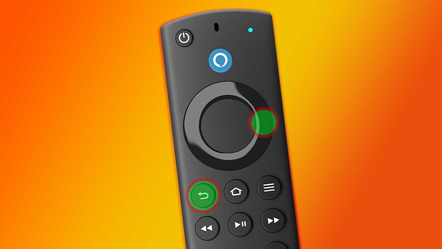 Fire TV Remote factory reset shortcut.