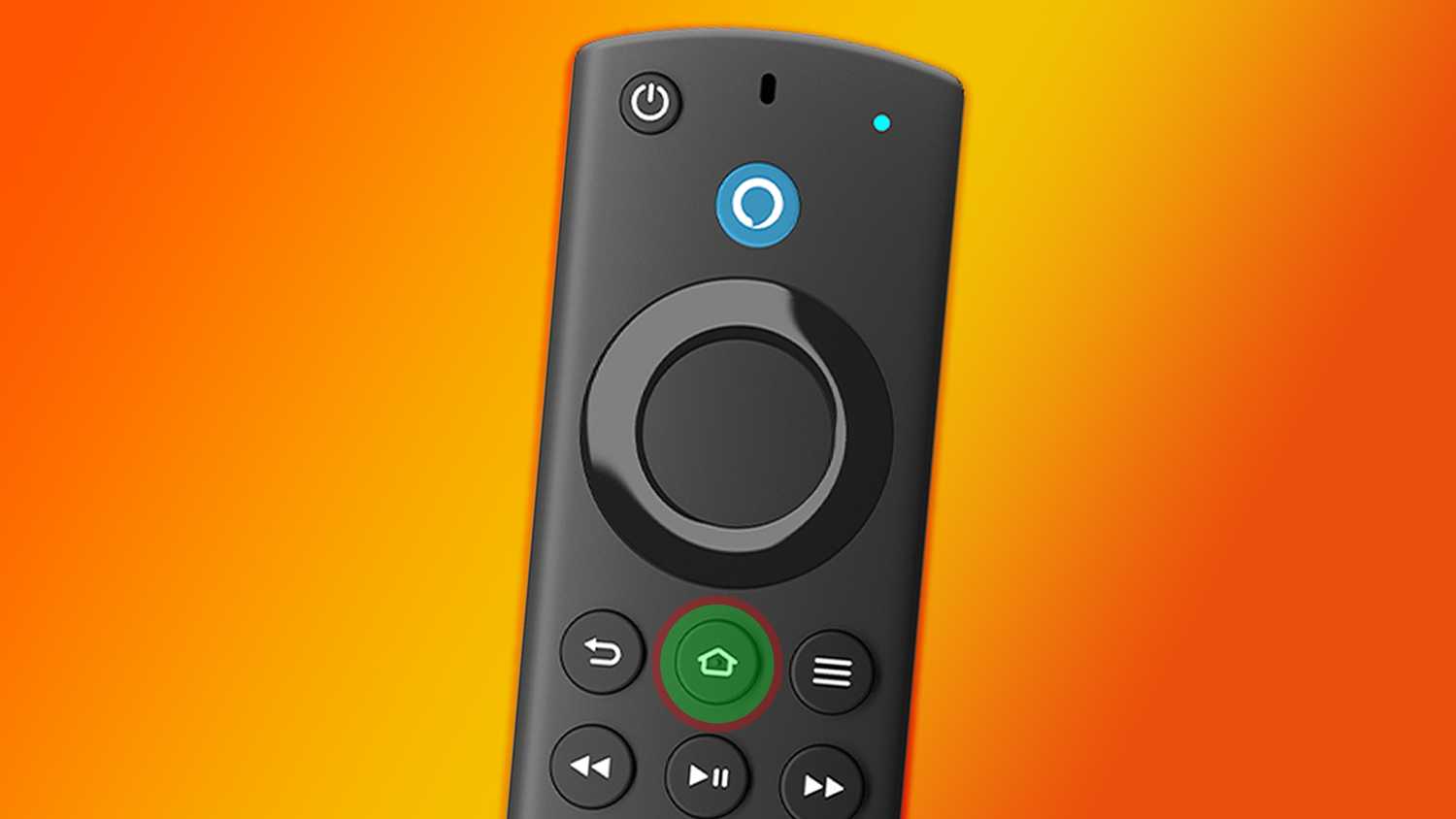 Fire TV Remote Quick Settings shortcut.