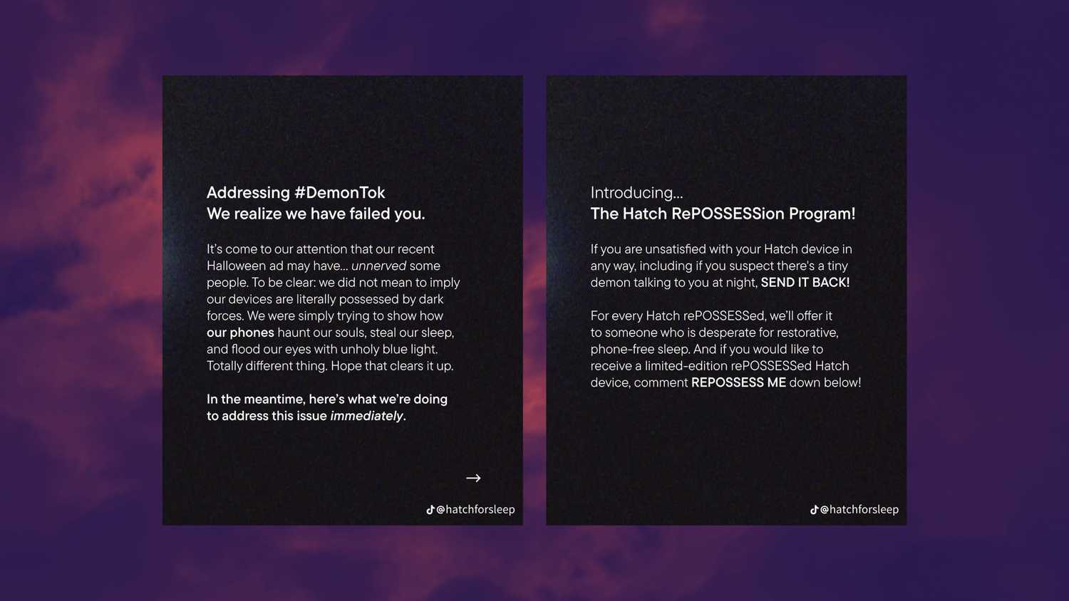 La 'disculpa' de Hatch.