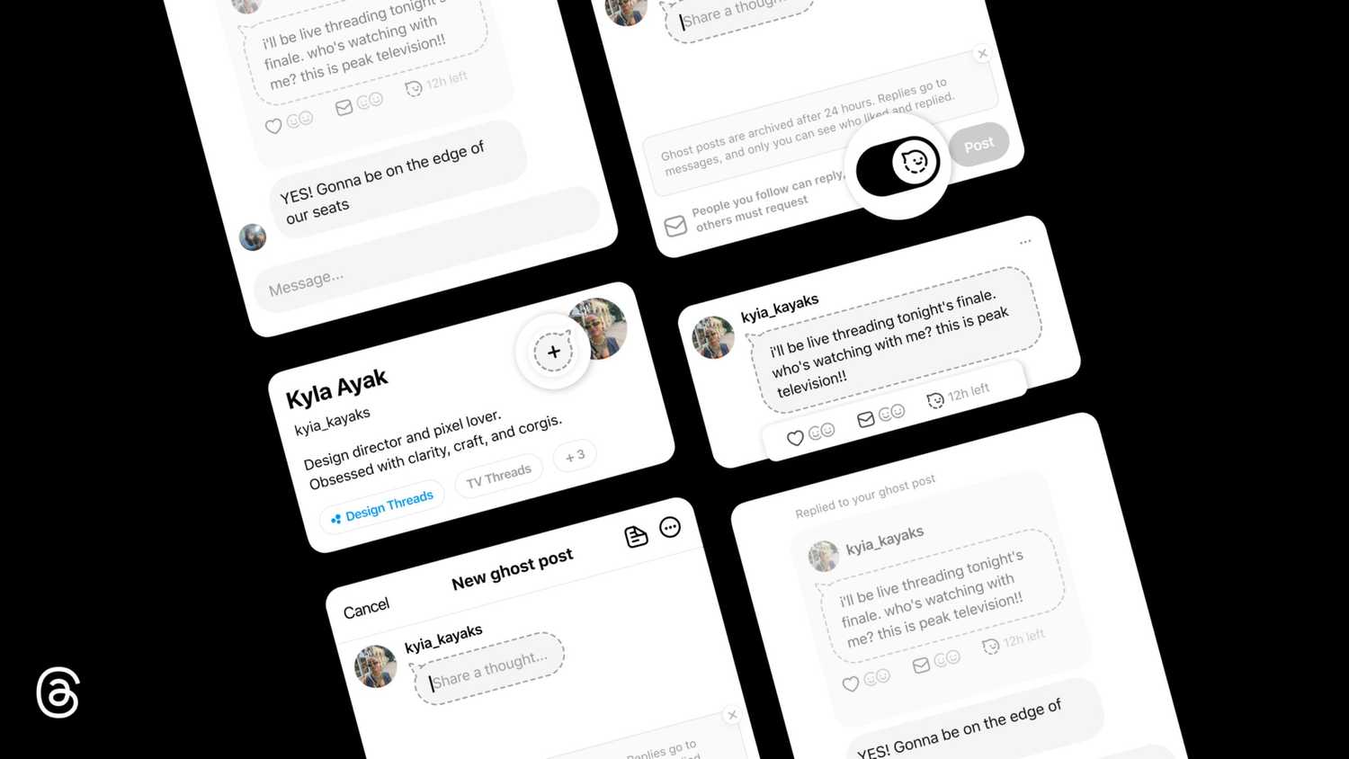 Introducing Ghost Posts on Threads banner from Meta