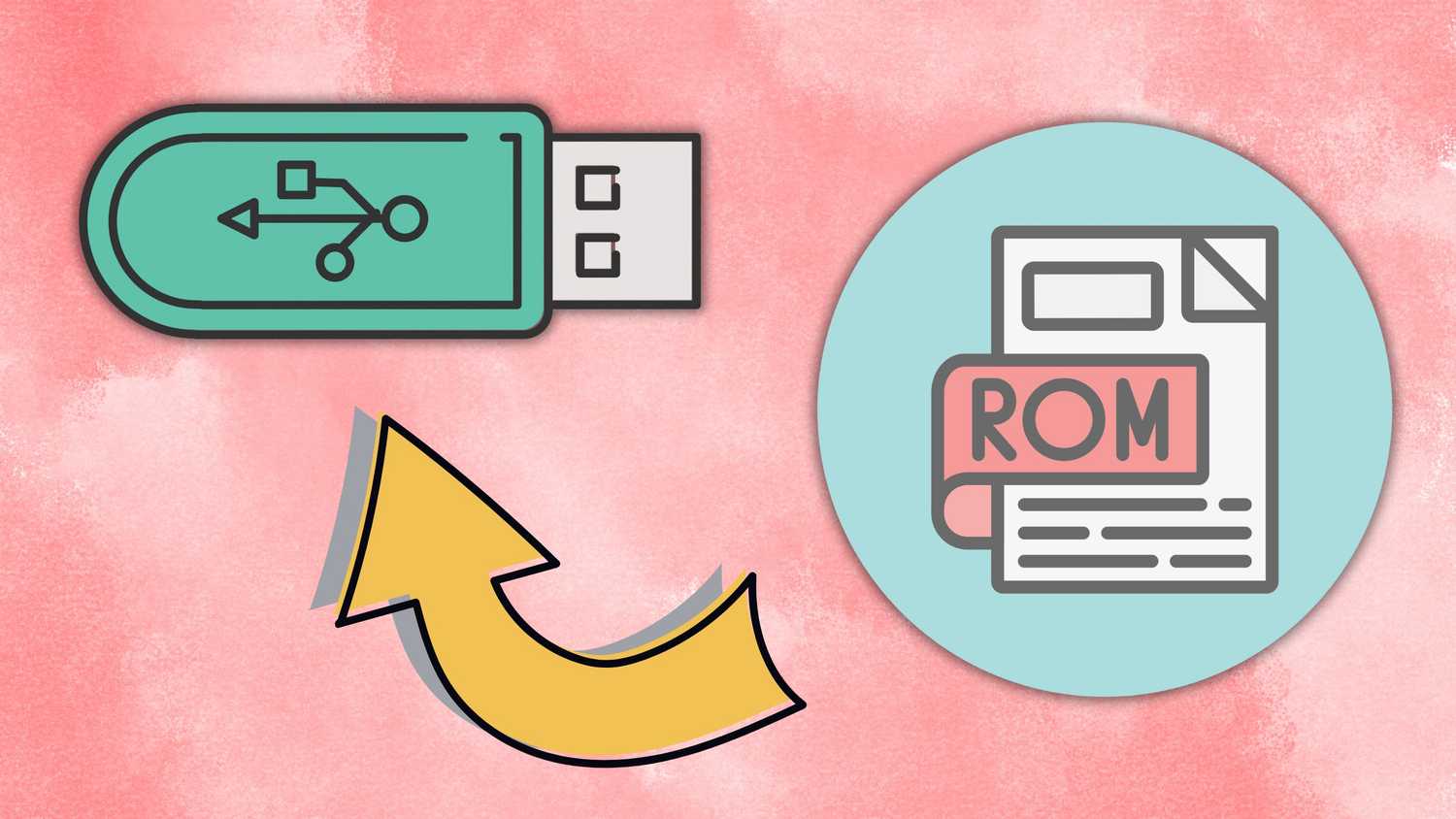 USB stick retro ROM files