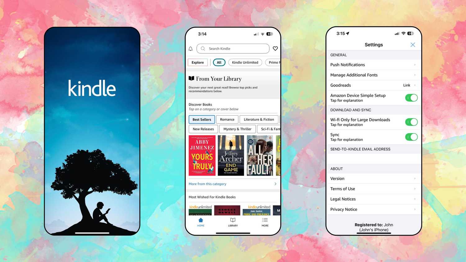 Amazon Kindle screenshot